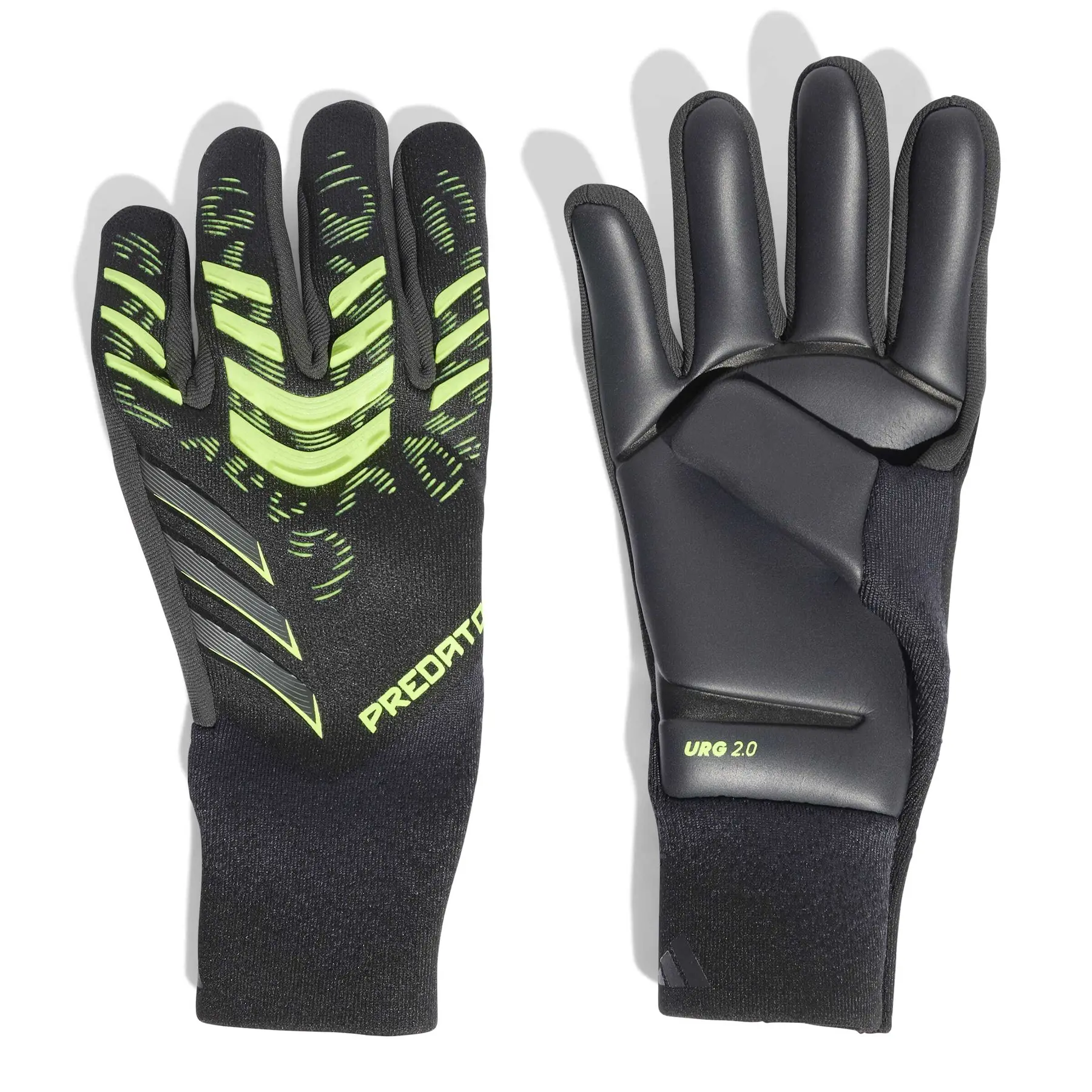 Torwarthandschuhe ohne Fingerschutz adidas Predator Pro - Farbe: Schwarz