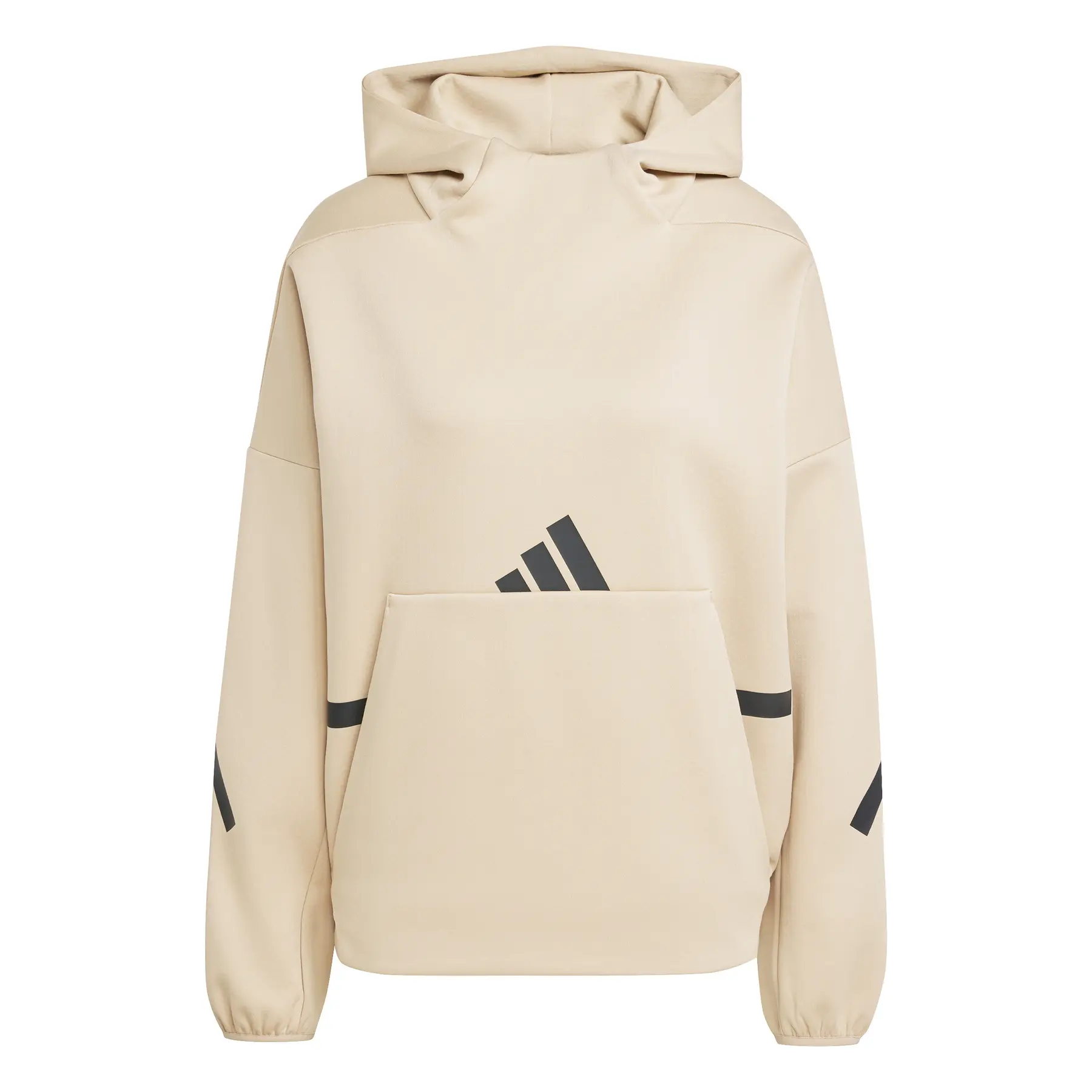 Hoodie Damen adidas Z.N.E. - Farbe: Beige