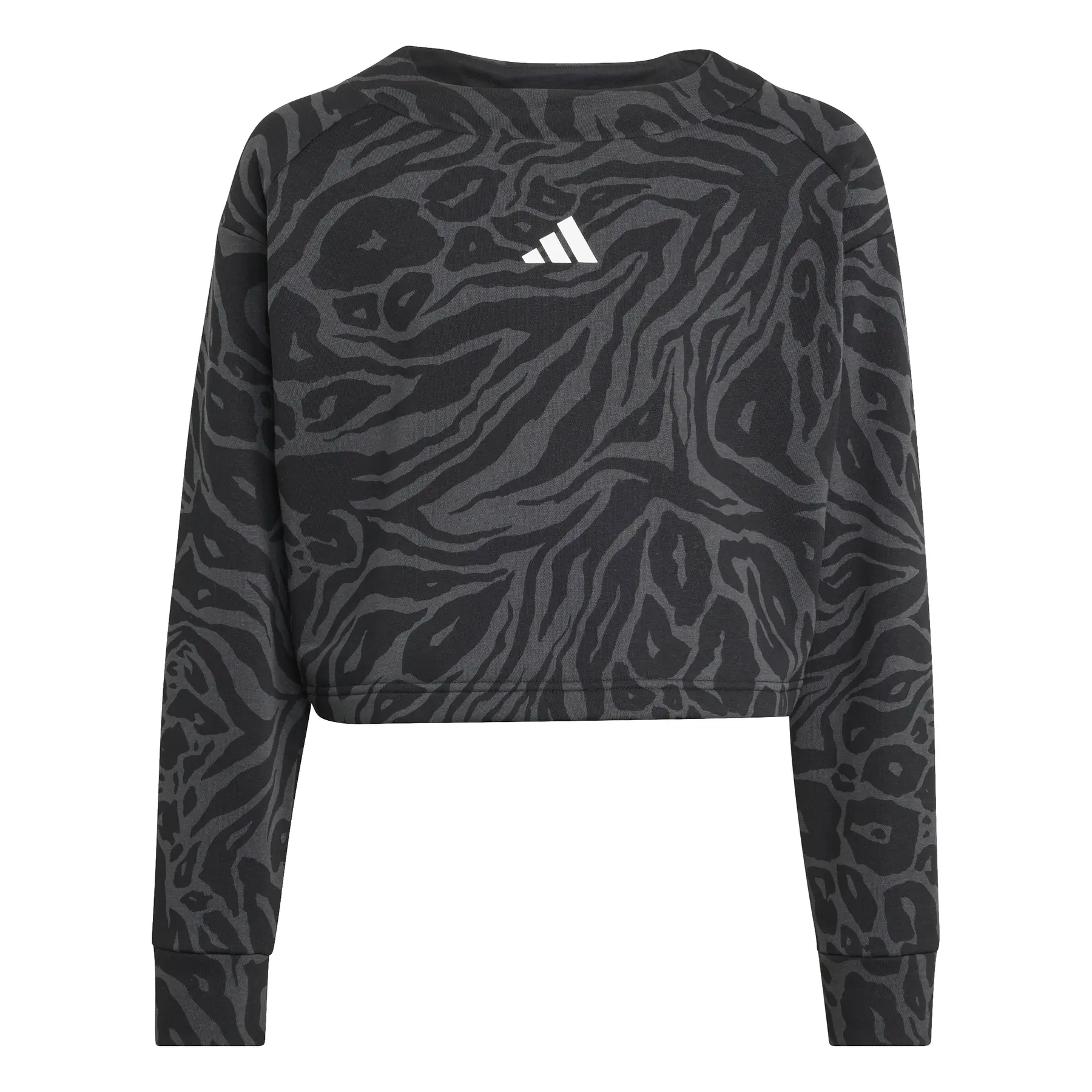 Adidas Mujer Negro Sudadera Corta Infantil Future Icons