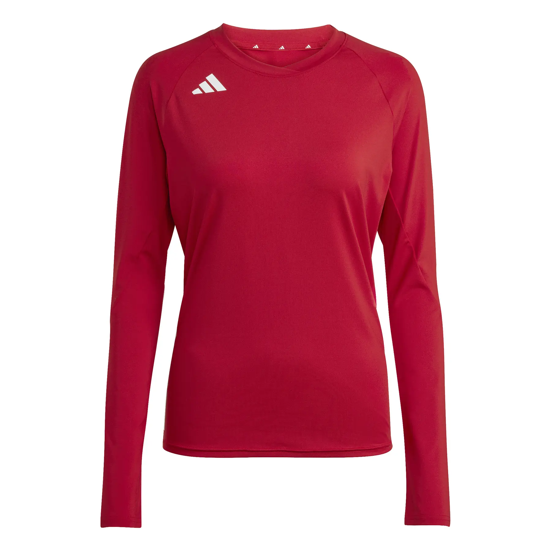 Adidas Mujer Rojo Camiseta Manga Larga Hilo