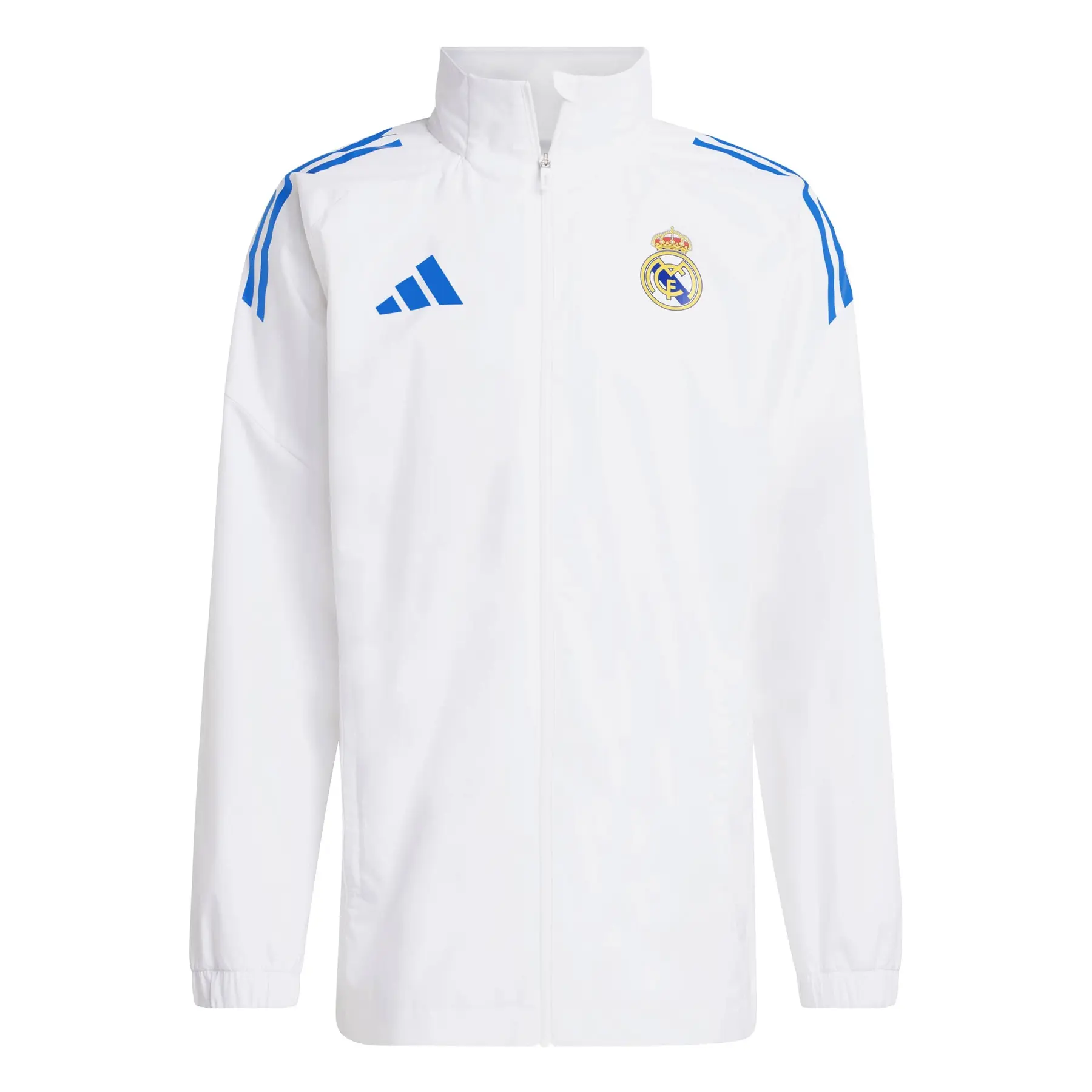 Real Madrid Outdoor Trainingsjacke EU 2025/26 - Farbe: Weiß