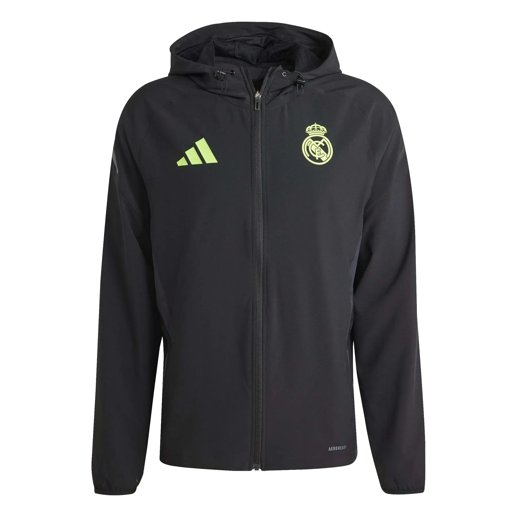 Real Madrid Sweatjacke Tiro 25 Pro Vis Tech - Farbe: Schwarz