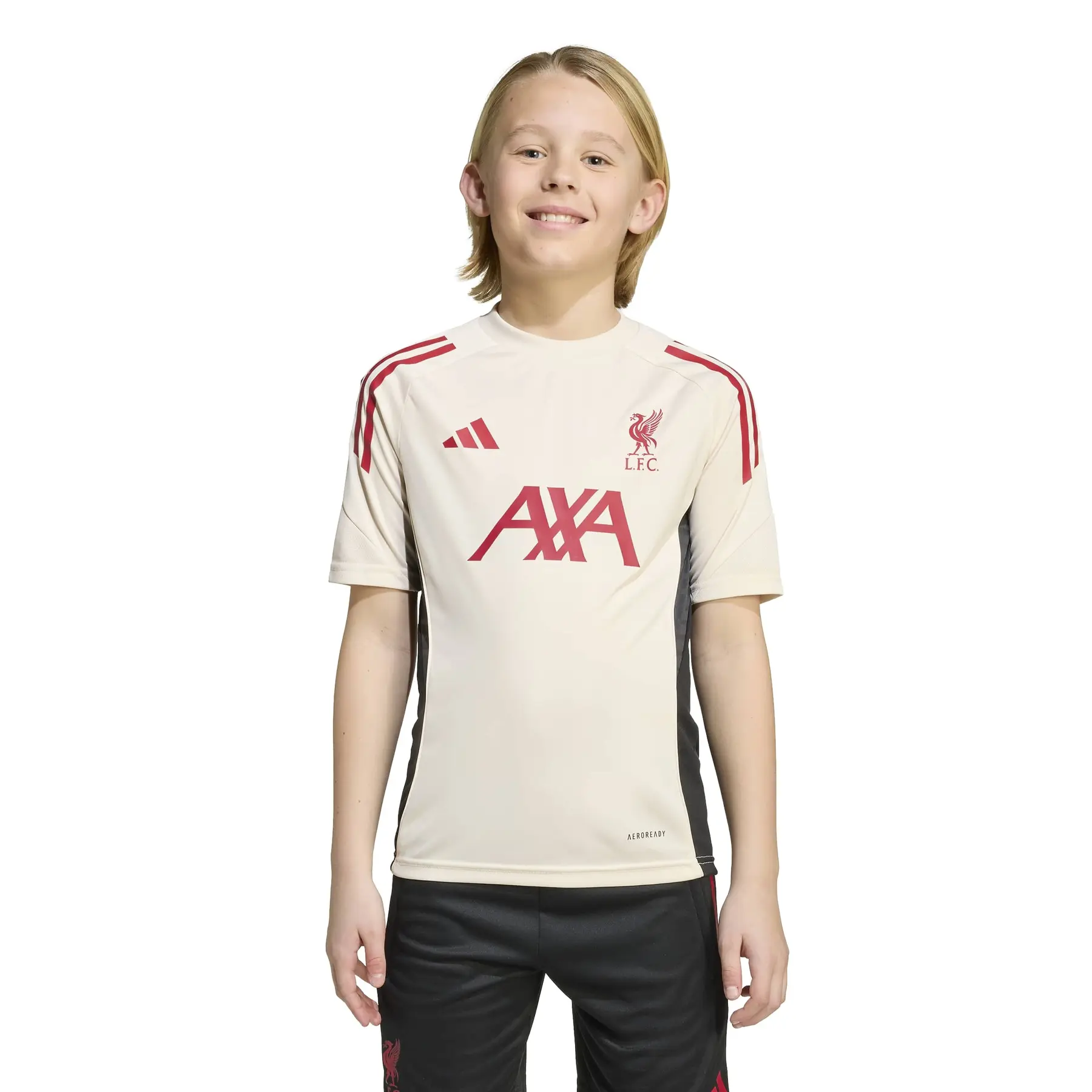 Kinder wedstrijd trainingsshirt Liverpool FC 2025/26