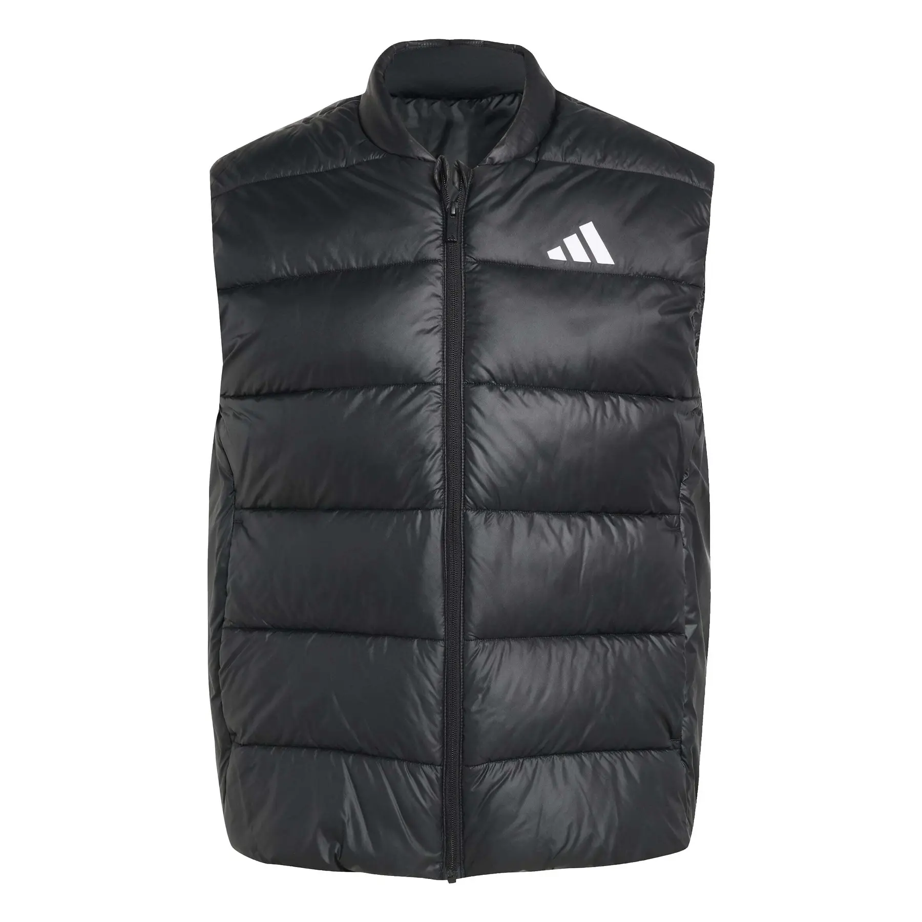 Synthetische ärmellose Steppjacke adidas Essentials Climawarm - Farbe: Schwarz