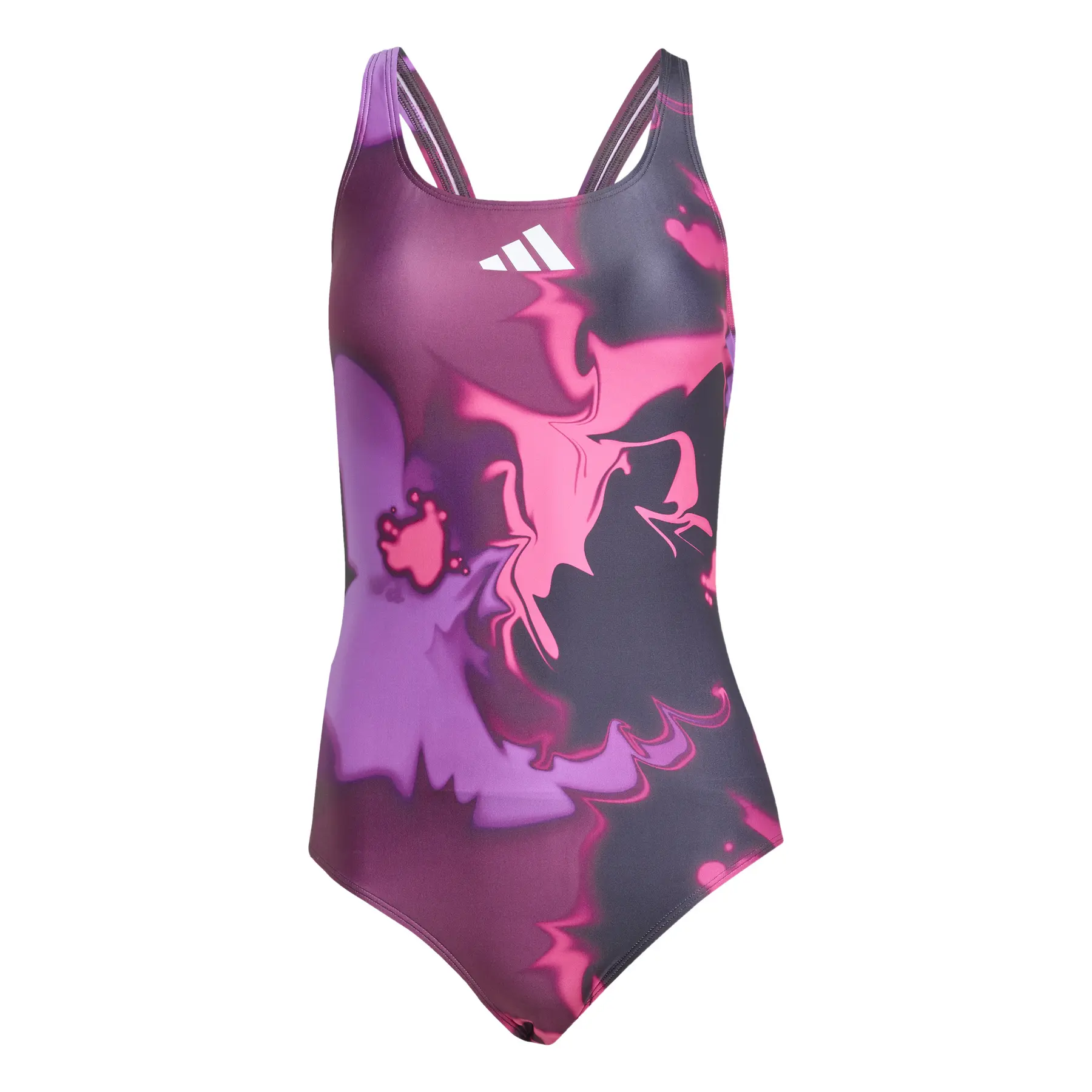 Eén-delig badpak met V-hals voor dames adidas Tie Dye Graphic