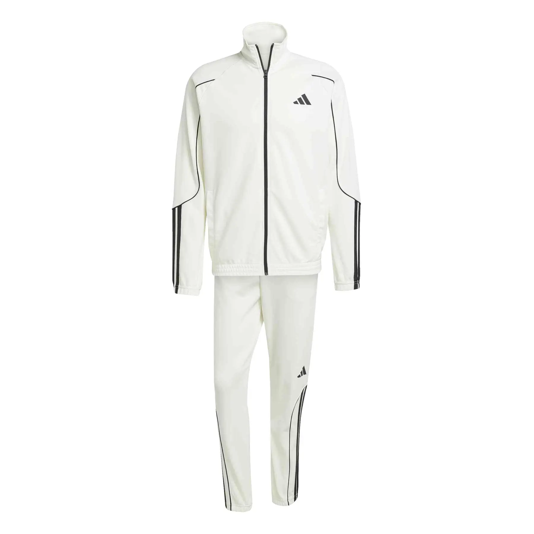 Trainingsjacke adidas 3-stripes - Farbe: Weiß
