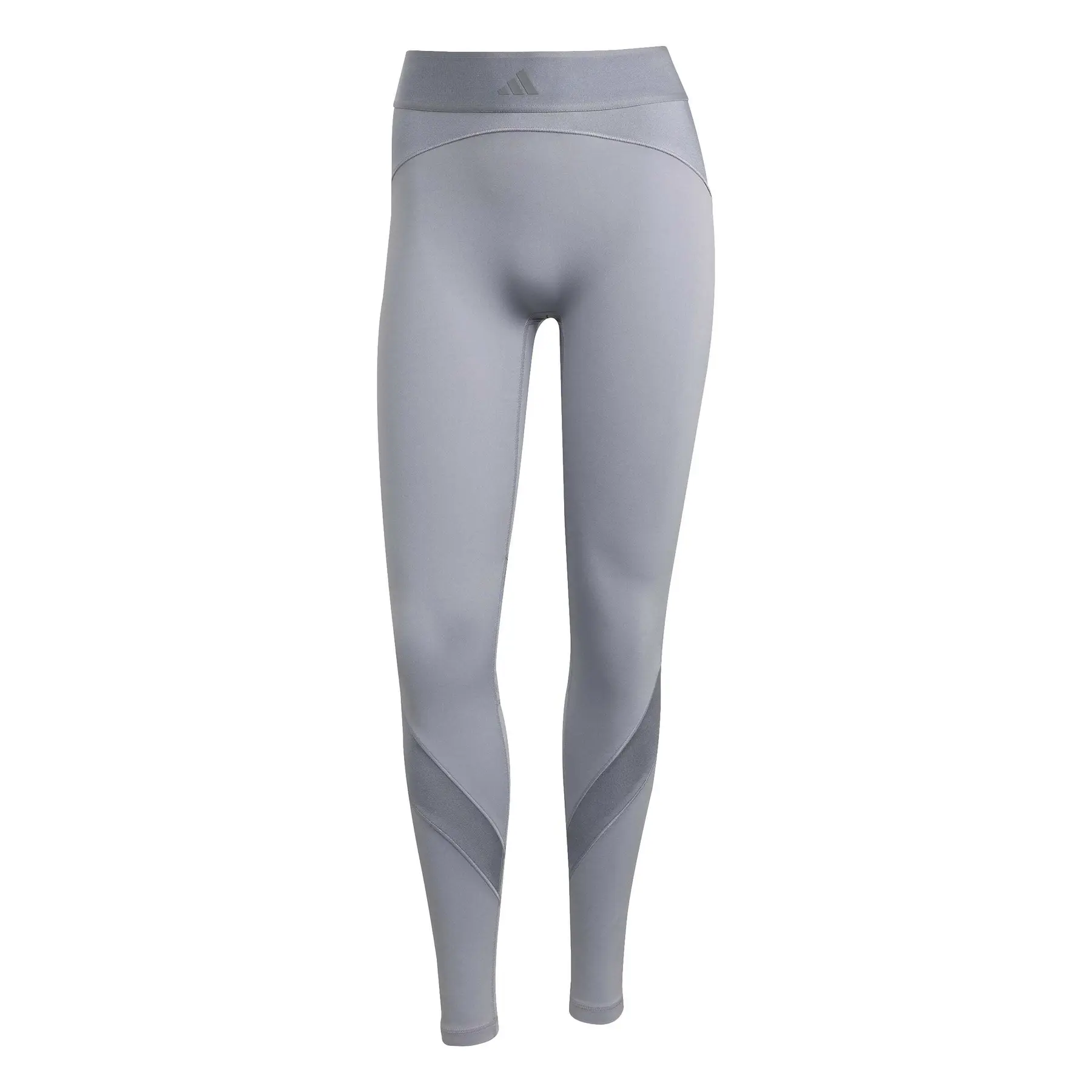 Leggings Damen adidas Hyperglam Shine - Farbe: Grau