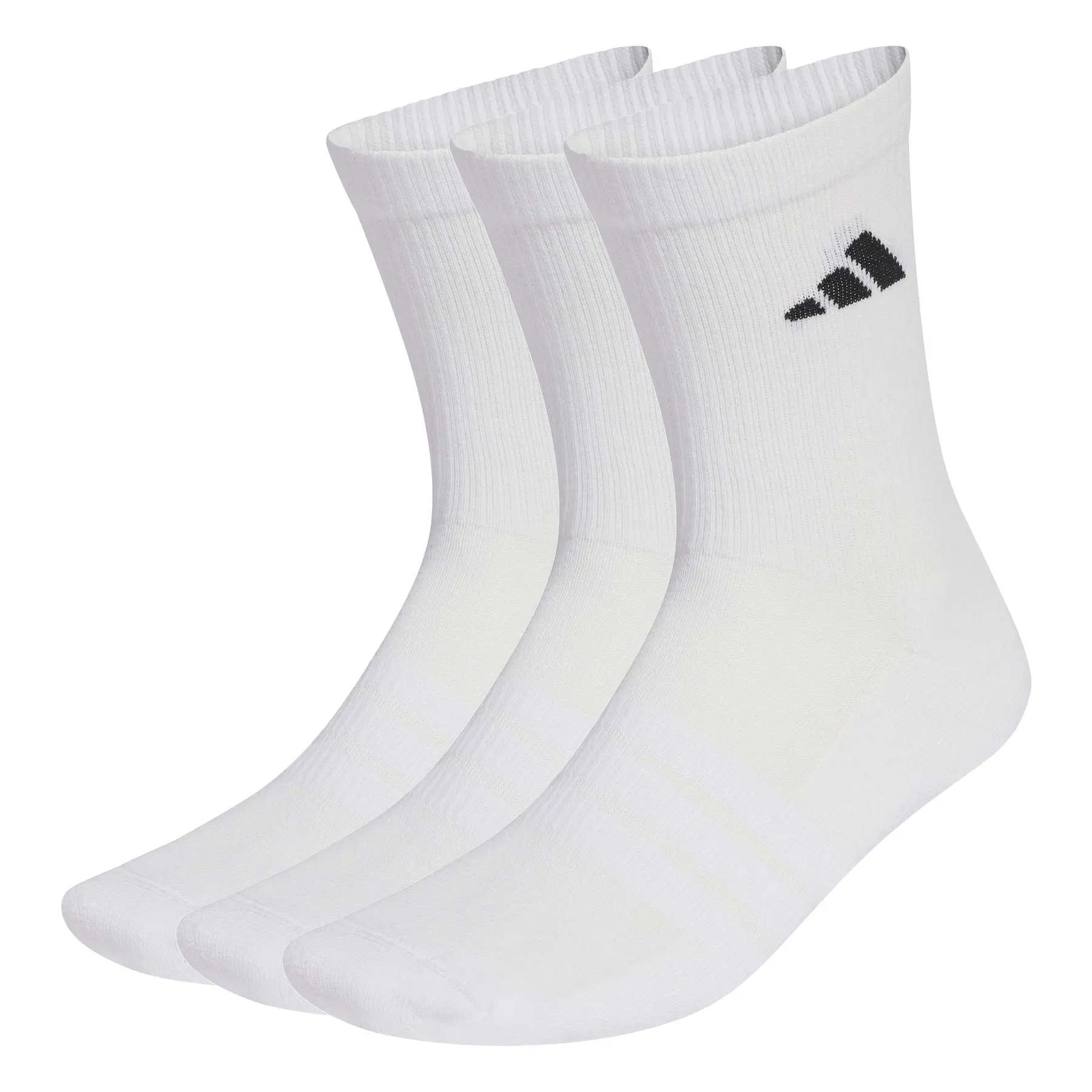 Polsterte Socken bis zur Hälfte der Wade adidas (x3) - Farbe: Blanc