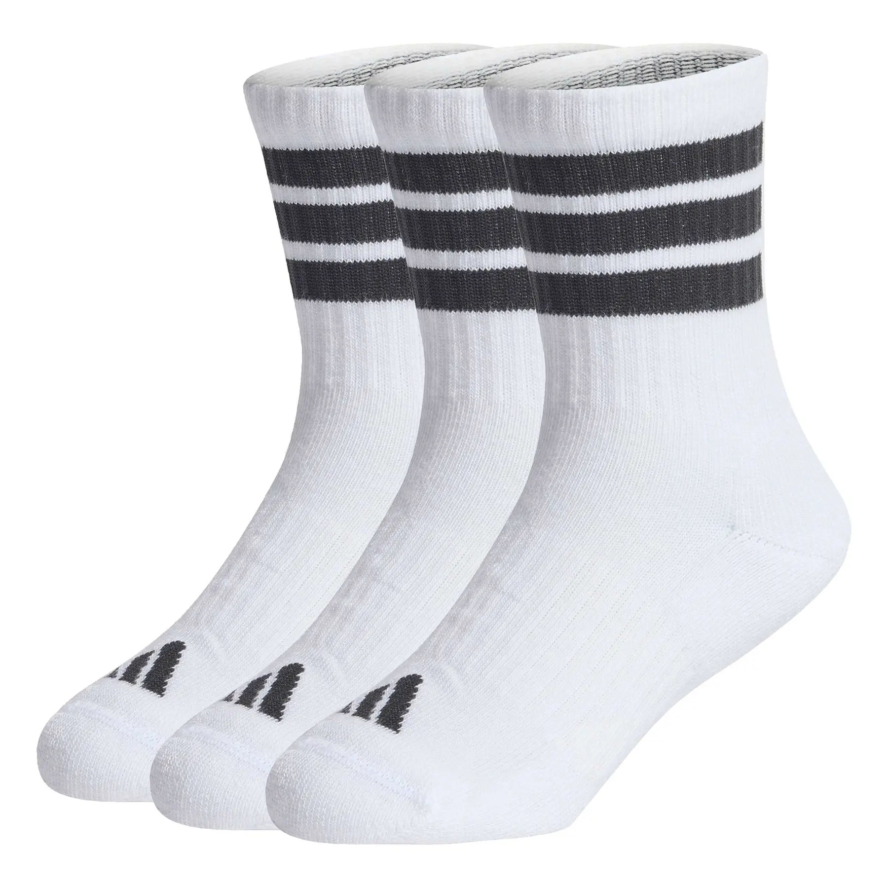 Calcetines acolchados para niños adidas 3 stripes (x3)