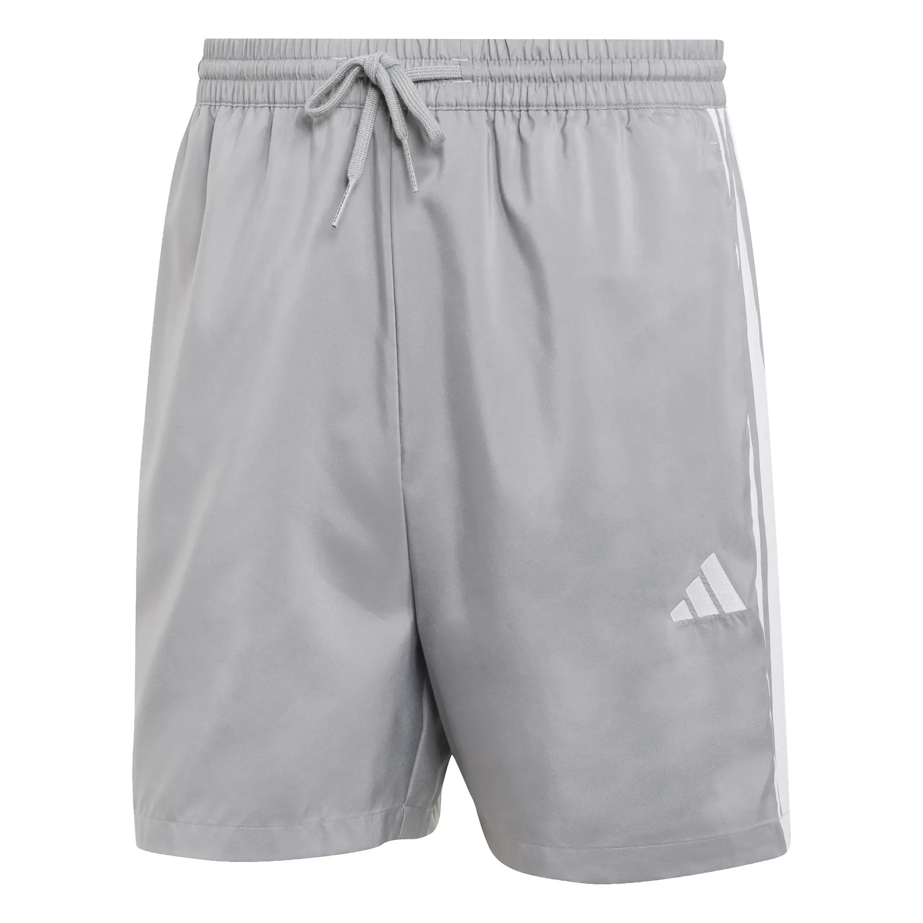 Adidas Uomo Grigio Short Essentials 3-Stripes Chelsea