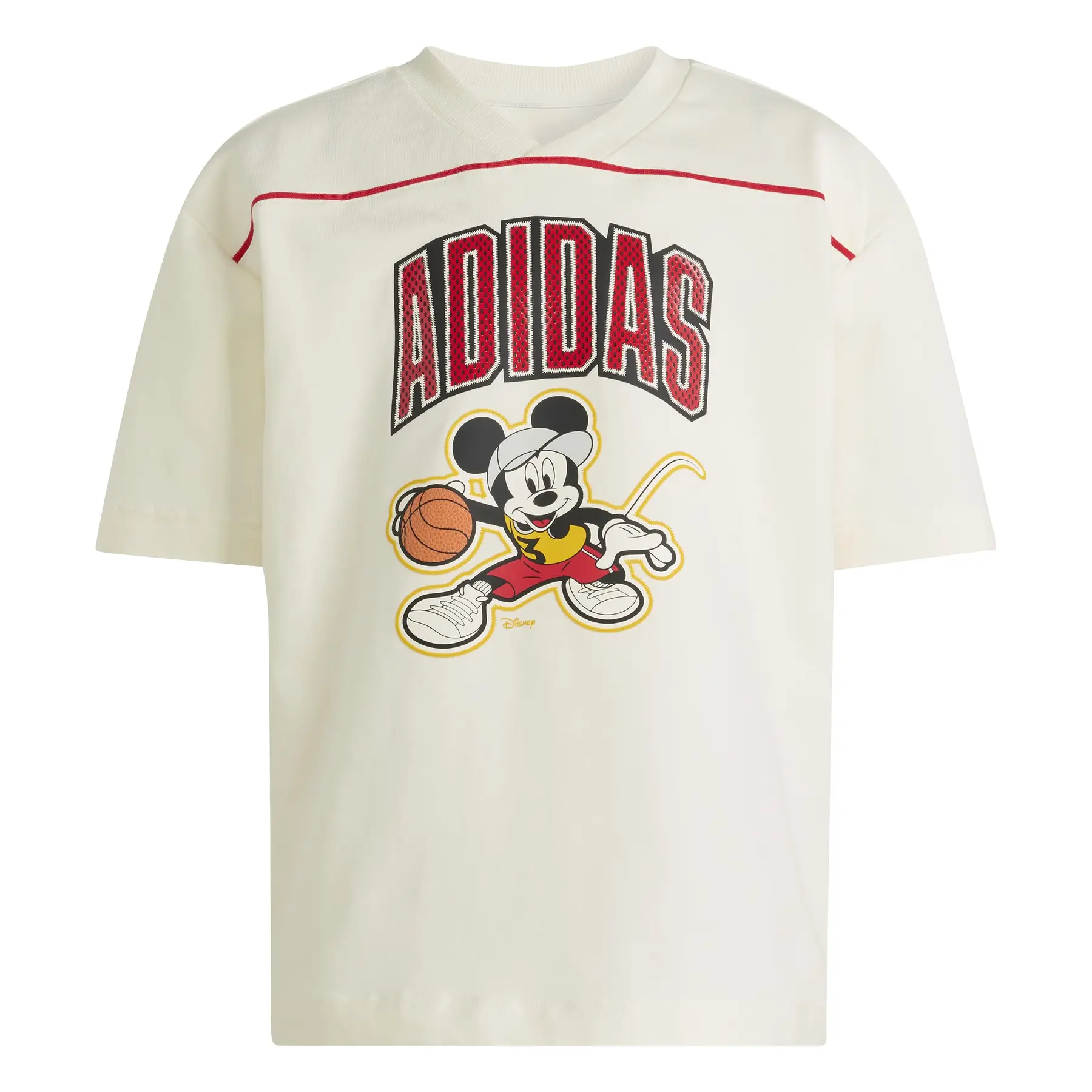 T-Shirt für Babies adidas Disney Mickey Mouse - Farbe: Blanc