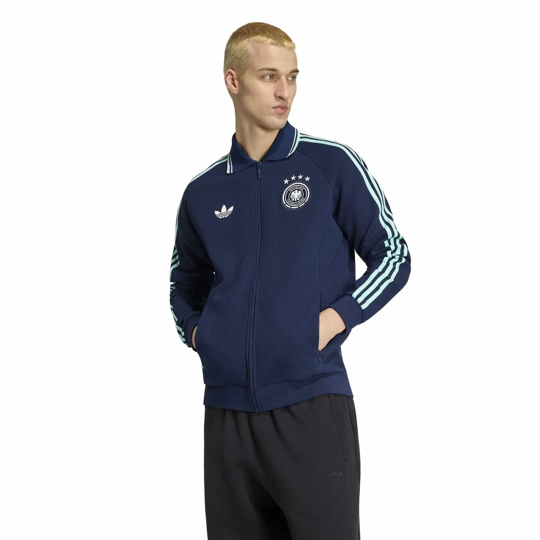 Veste de survêtement Extérieur Deutschland OG Anthem Coupe du Monde 2026 - Farbe: Bleu