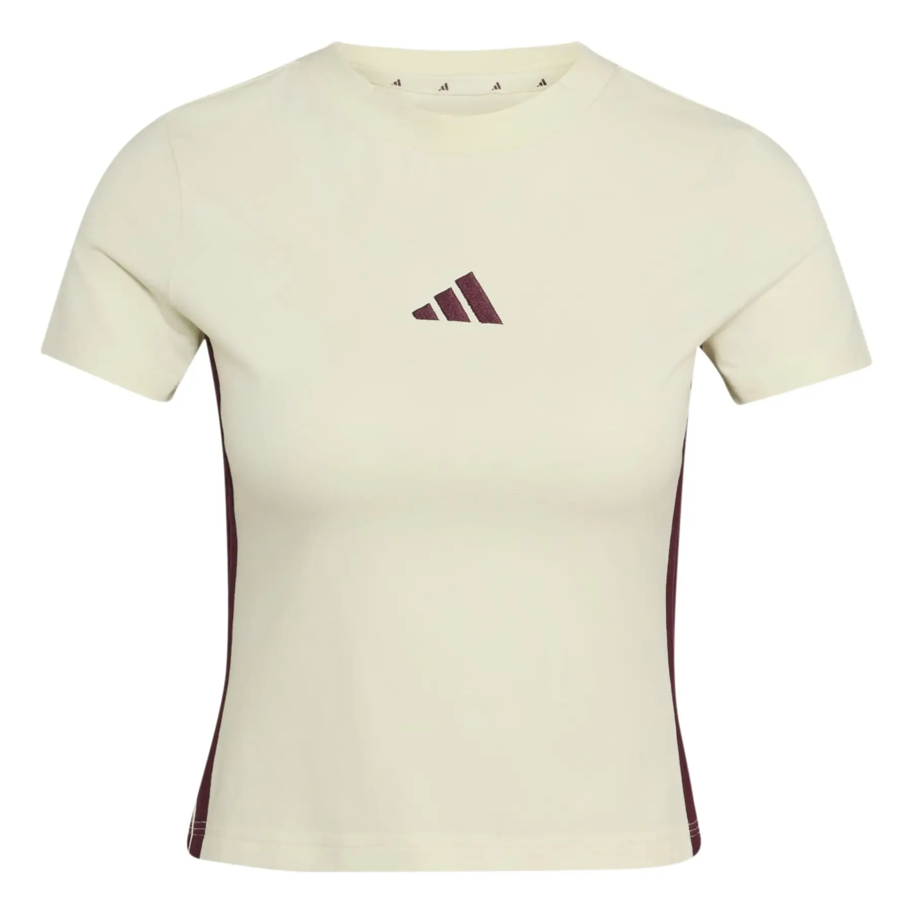 T-shirt da donna slim-fit adidas Essentials 3-Stripes