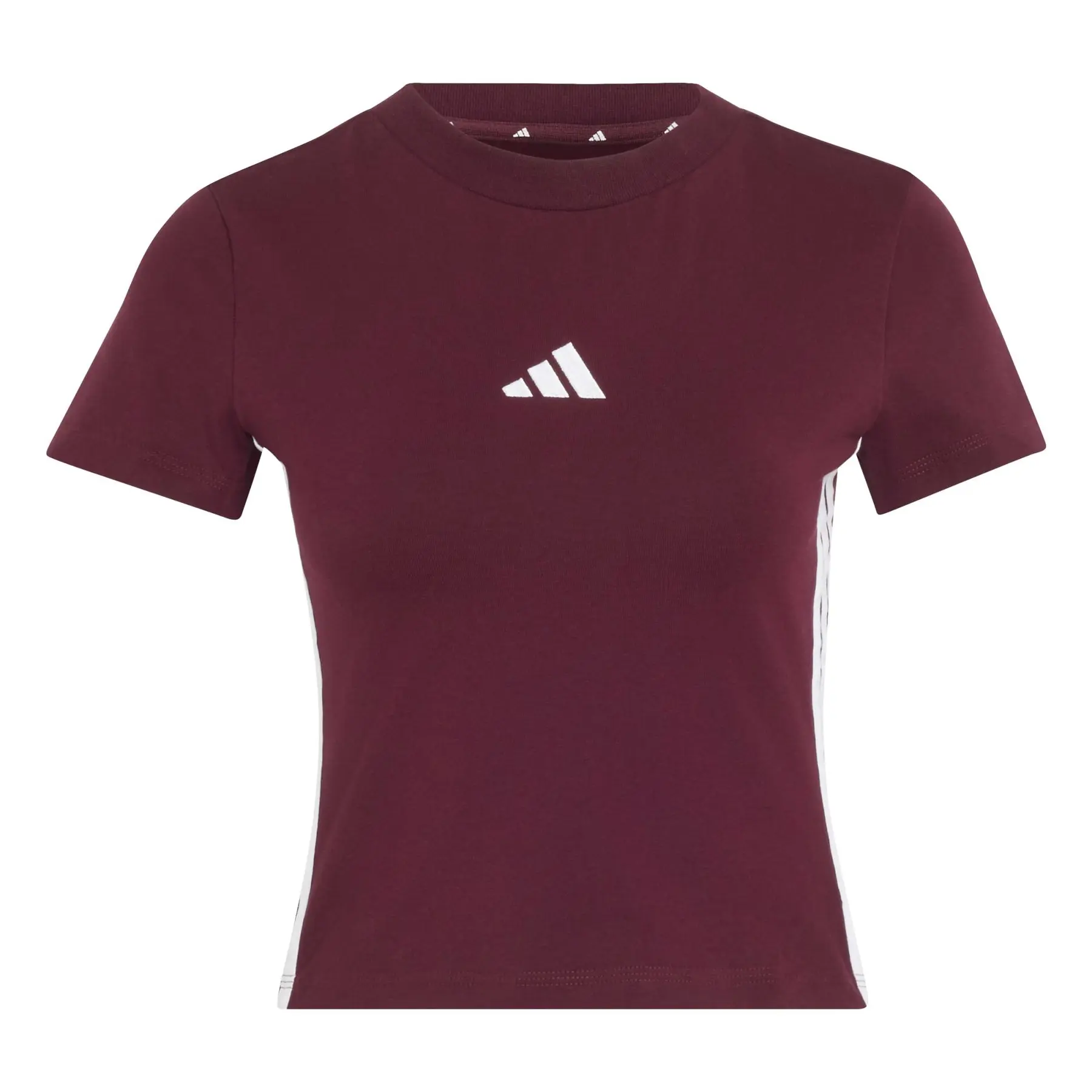 T-shirt da donna slim-fit adidas Essentials 3-Stripes