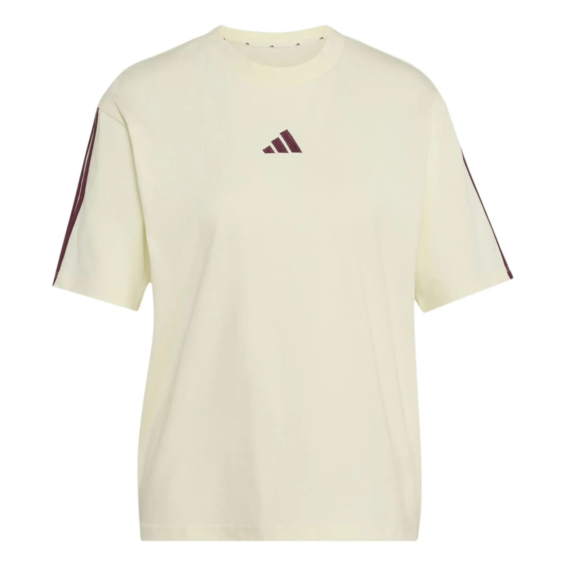 Camiseta boyfriend de mujer adidas Essentials 3-Stripes