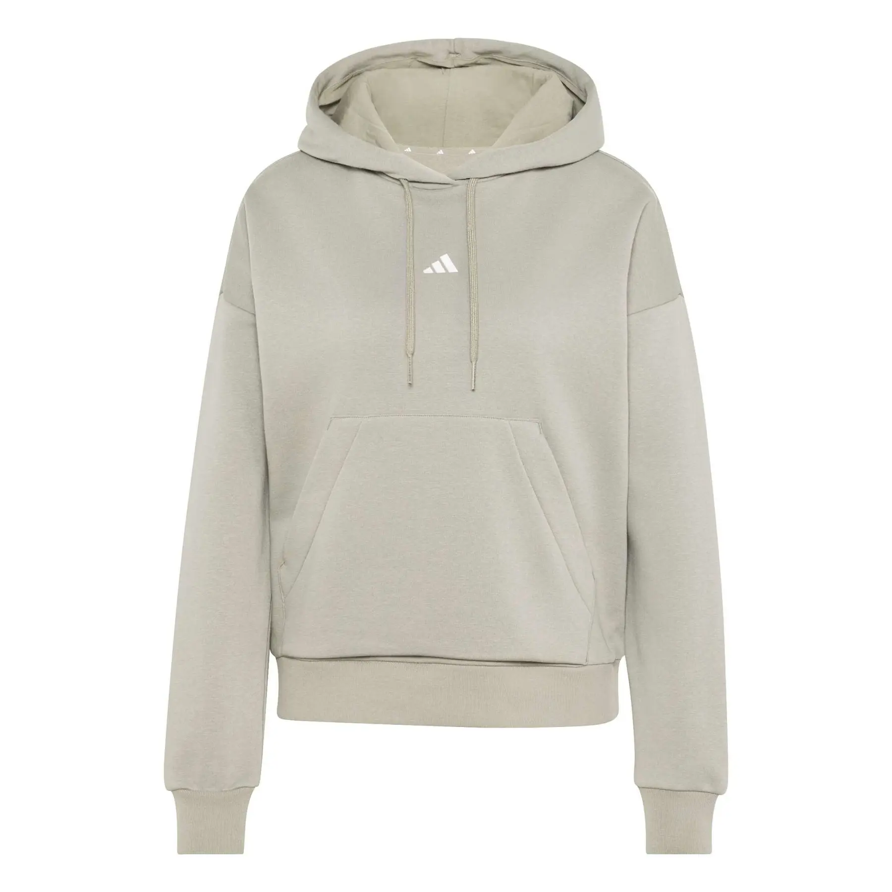 Hoodie Damen adidas Essentials Small Logo Feel Cozy - Farbe: Vert