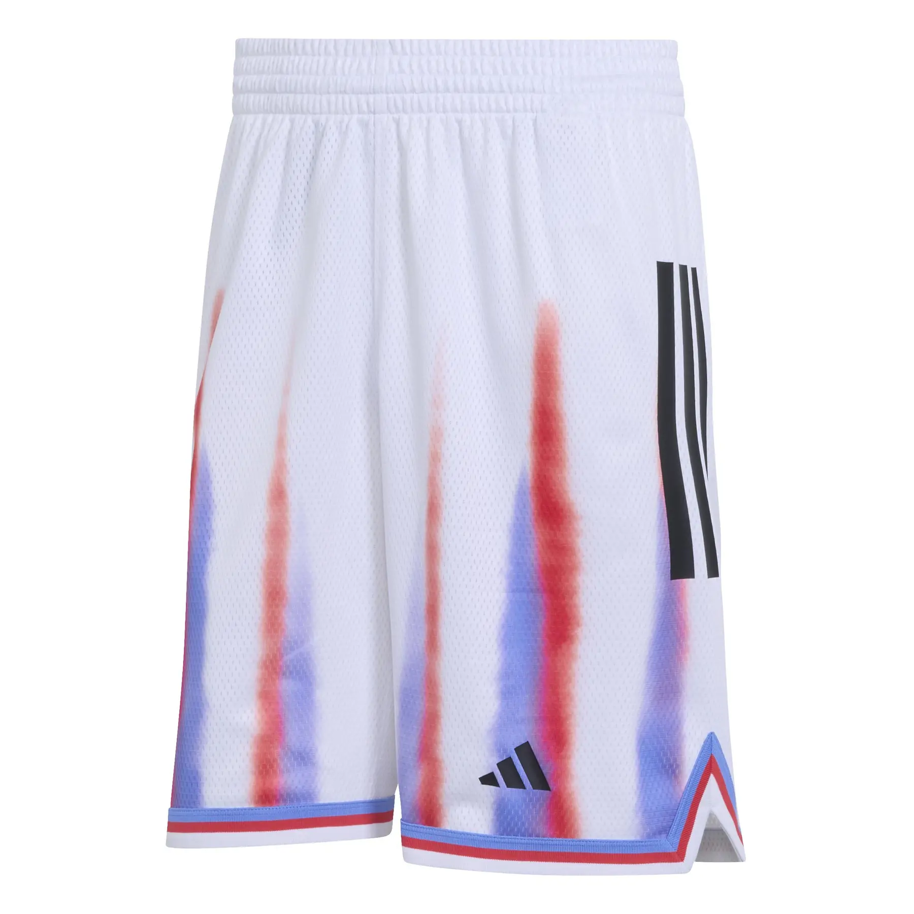 Short Basketball für draußen in Paris - Farbe: Weiß