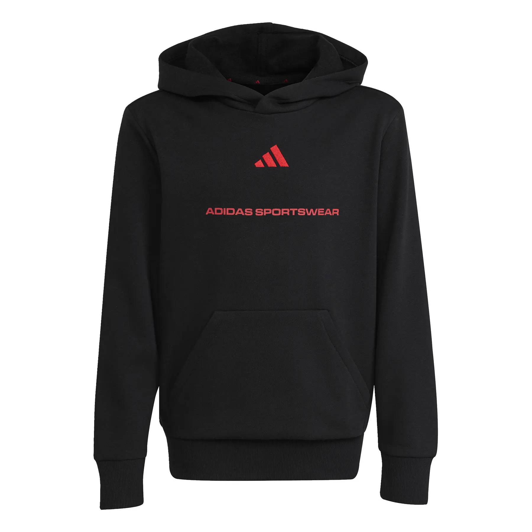 Hoodie Kinder adidas Slogan - Farbe: Noir