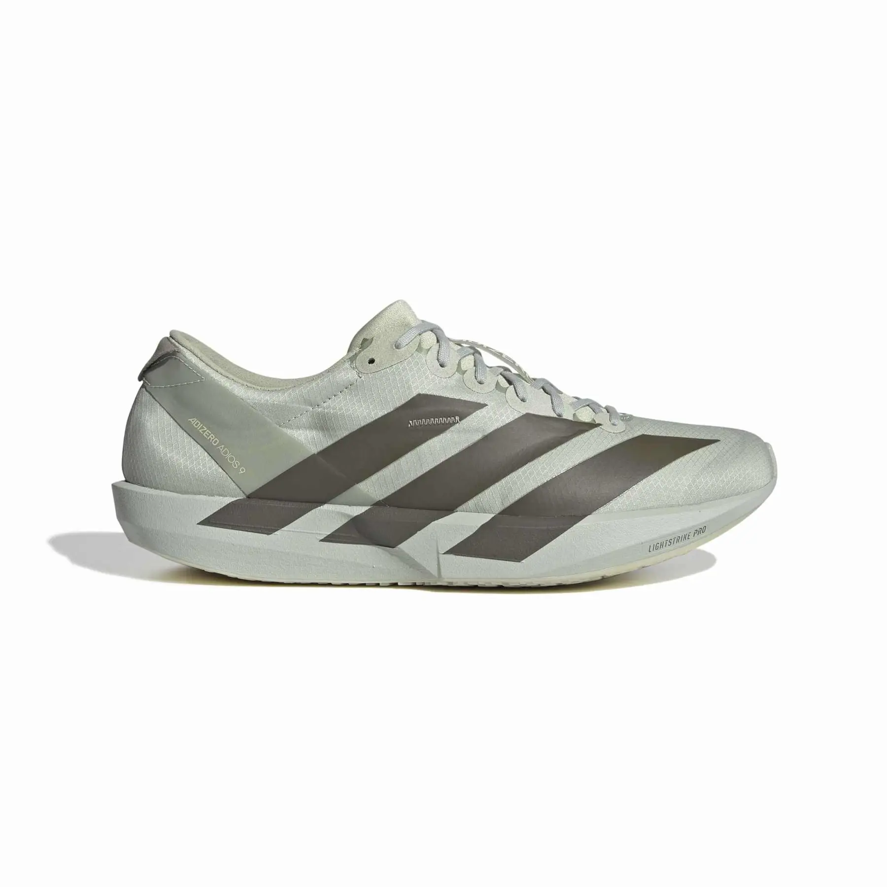 adidas Adizero Adios 9 Light Strike Pro, vue de côté