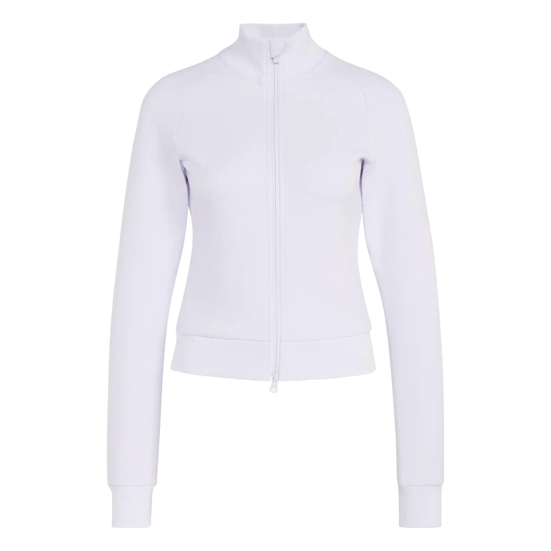 Slim Fit Trainingsjacke Damen adidas Soft Lux - Farbe: Violet