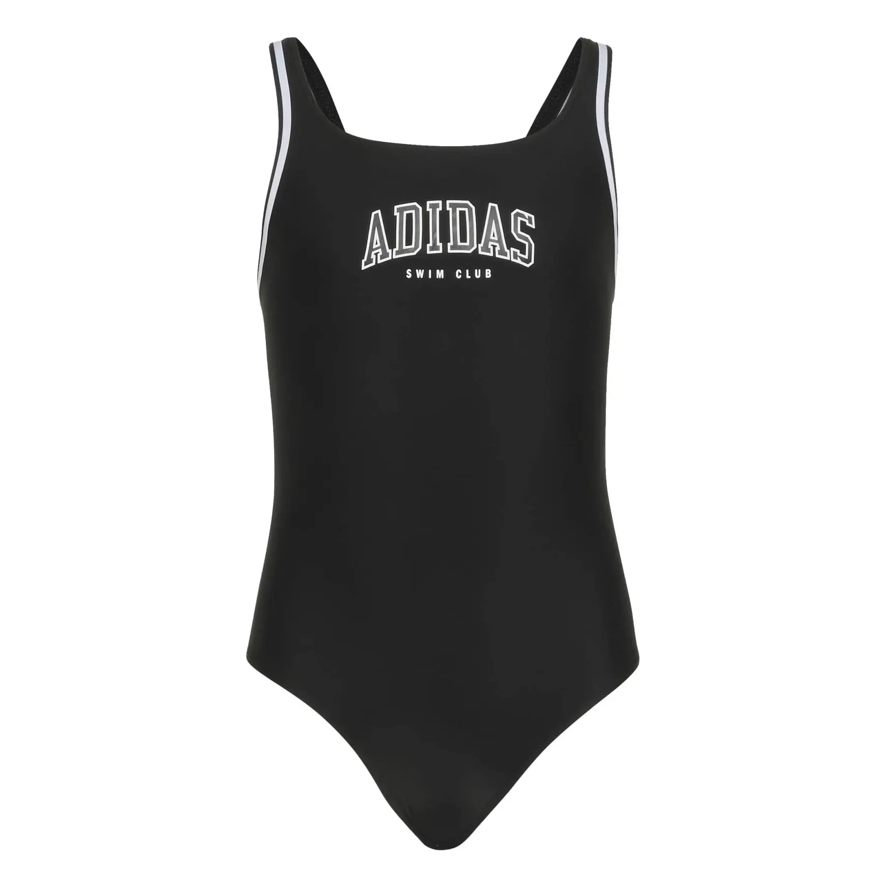 Badeanzug für Mädchen, einteilige Rückenpartie adidas Collegiate