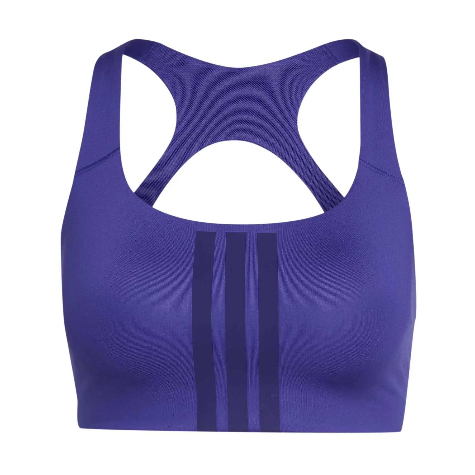Sport-BH Mittlerer Halt Damen adidas 3-Stripes Medium Support - Farbe: Violet
