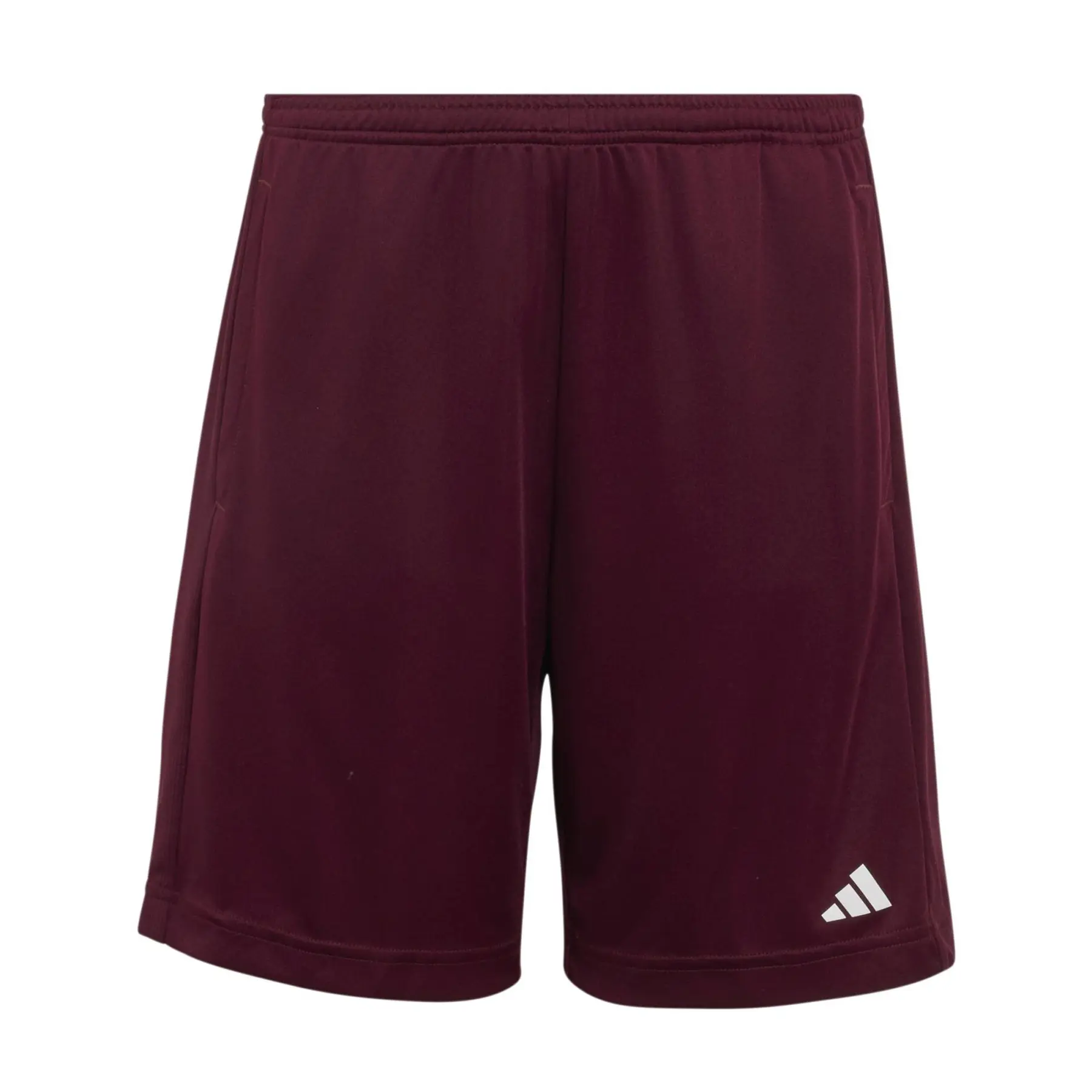 Pantalón corto Train Essentials Logo Regular Fit (Adolescentes) 116 Maroon / White Niño
