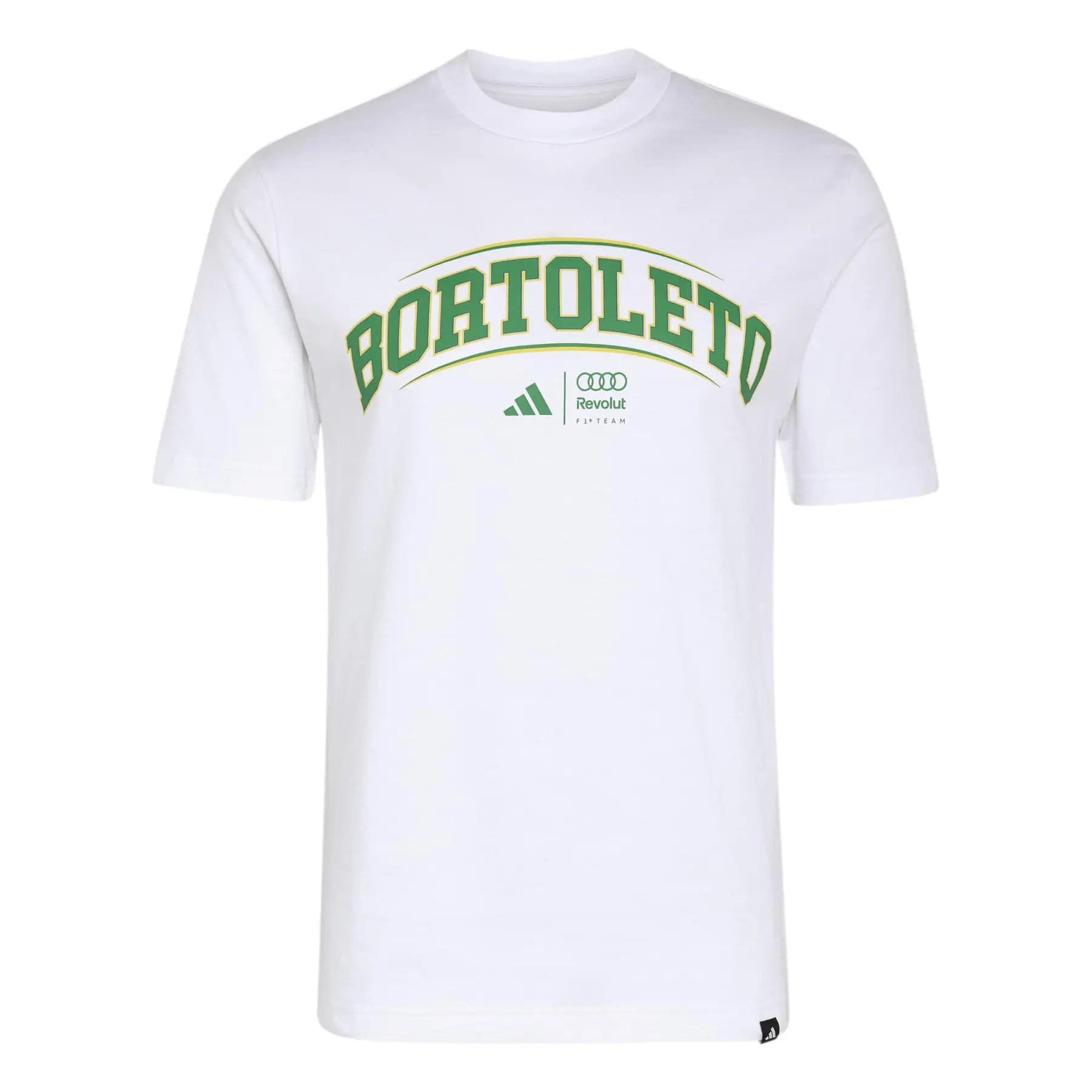 Audi-T-Shirt Gabriel Bortoleto Graphic III - Farbe: Blanc