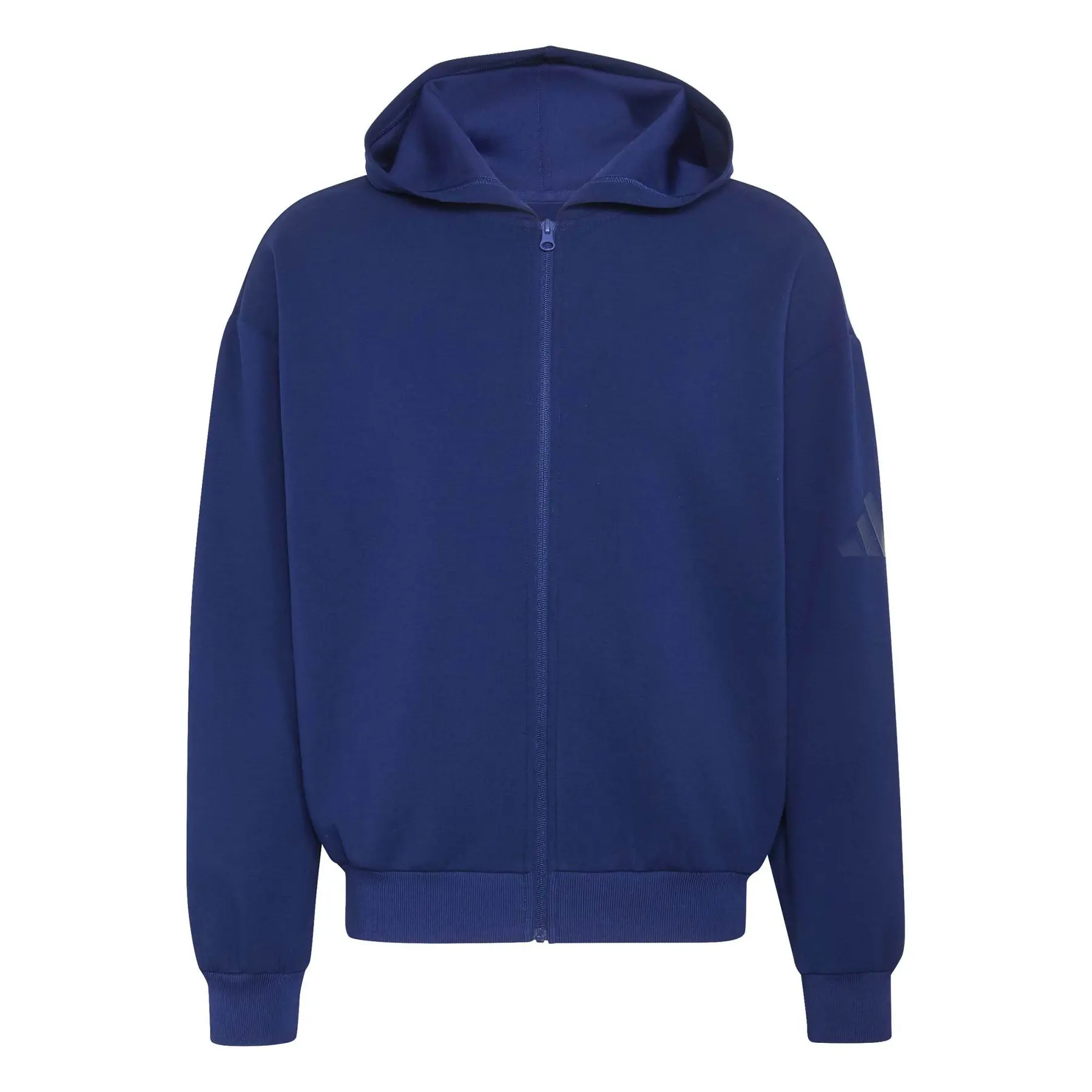 Hooded sweatshirt met rits adidas Soft Lux