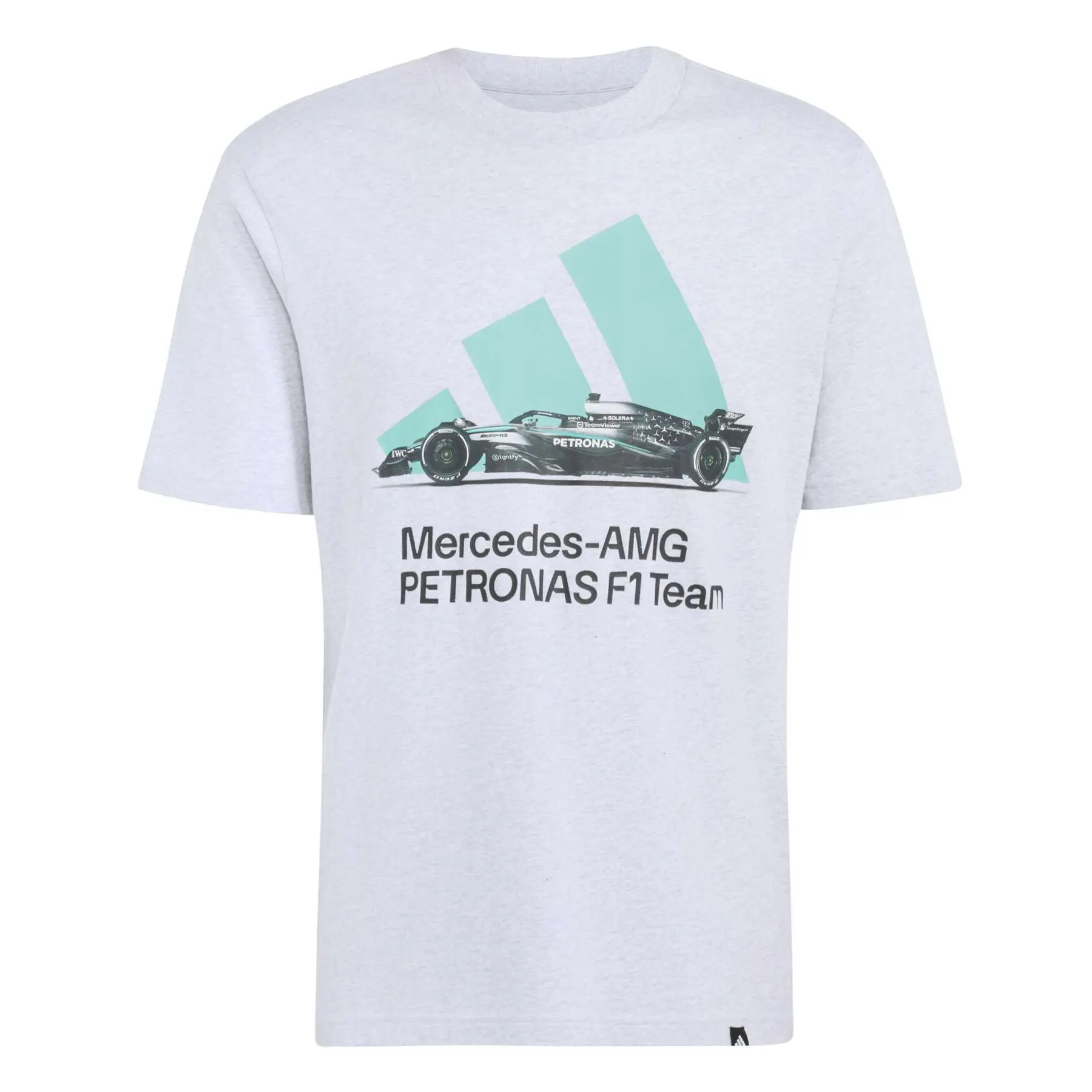 Adidas Gris T-Shirt Mercedes Amg Petronas Formula 1 Team