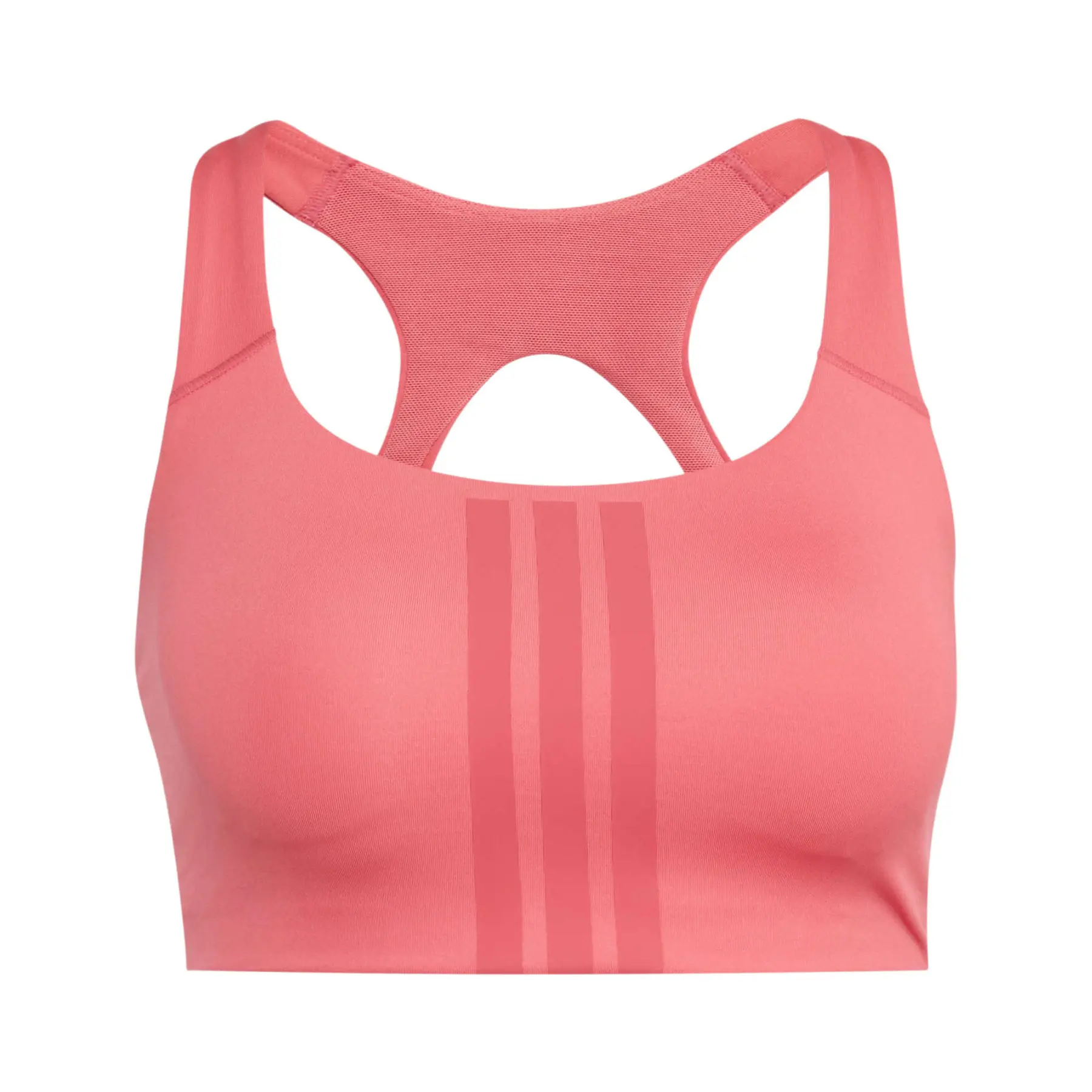 Sport-BH Mittlerer Halt Damen adidas 3-Stripes Medium Support - Farbe: Rose
