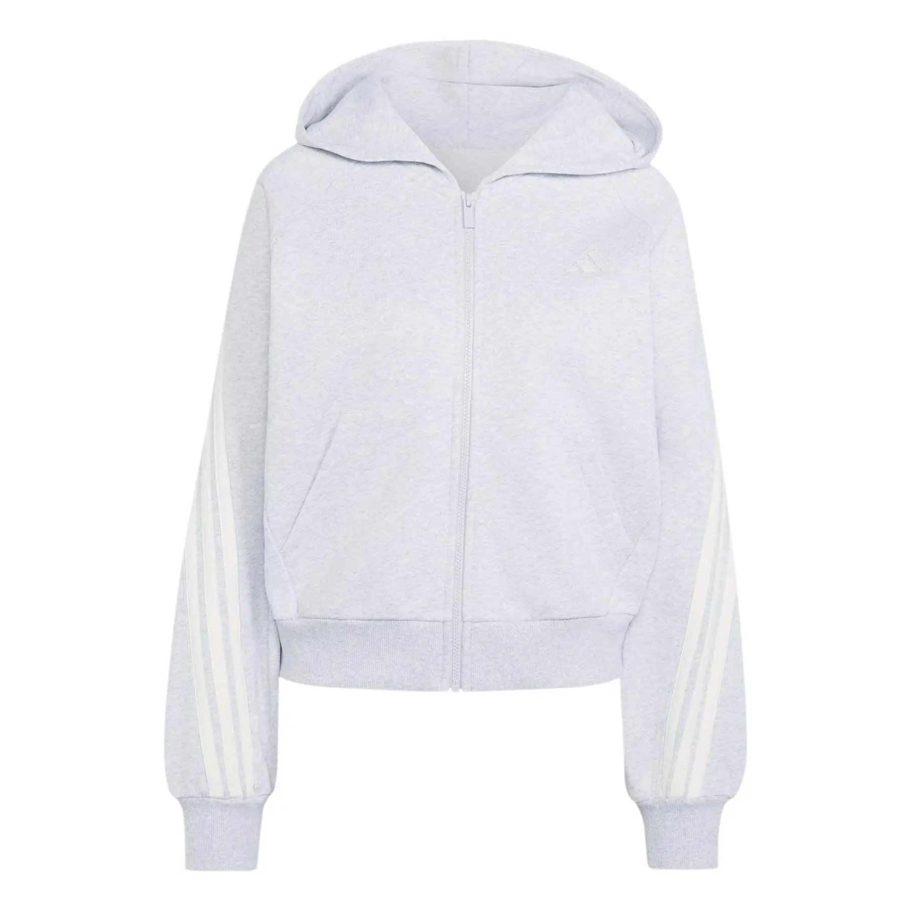 VESTE À CAPUCHE ENTIÈREMENT ZIPPÉE 3 BANDES ADIDAS KIT - vue 2