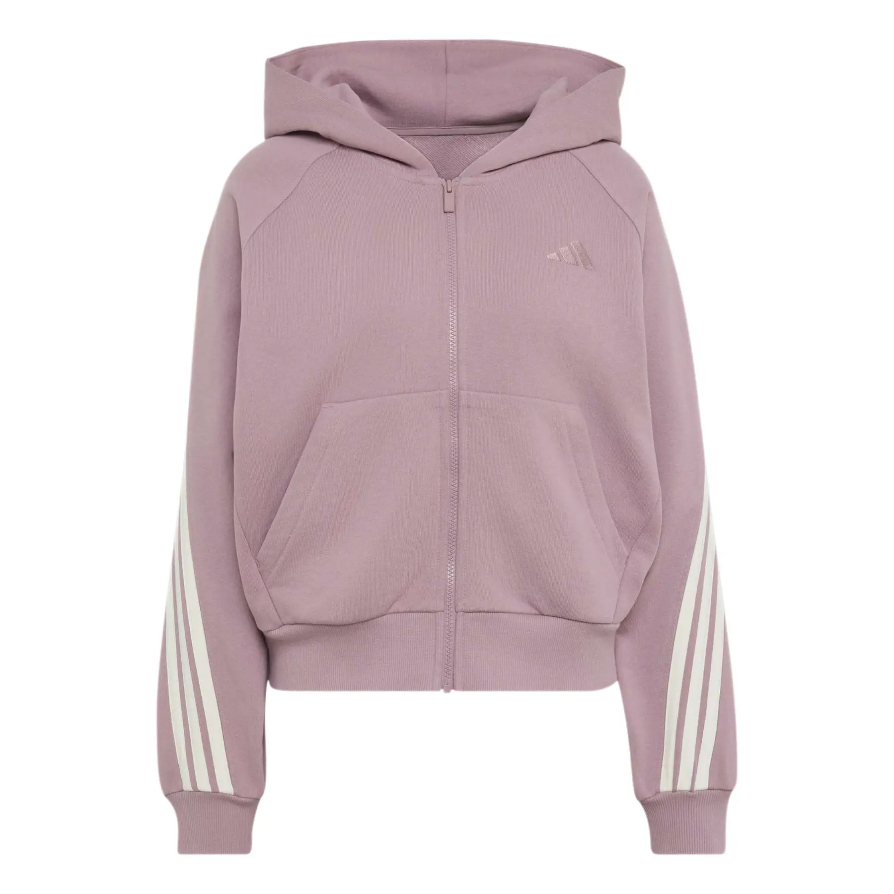 Kapuzenjacke adidas 3-Stripes - Farbe: Violet