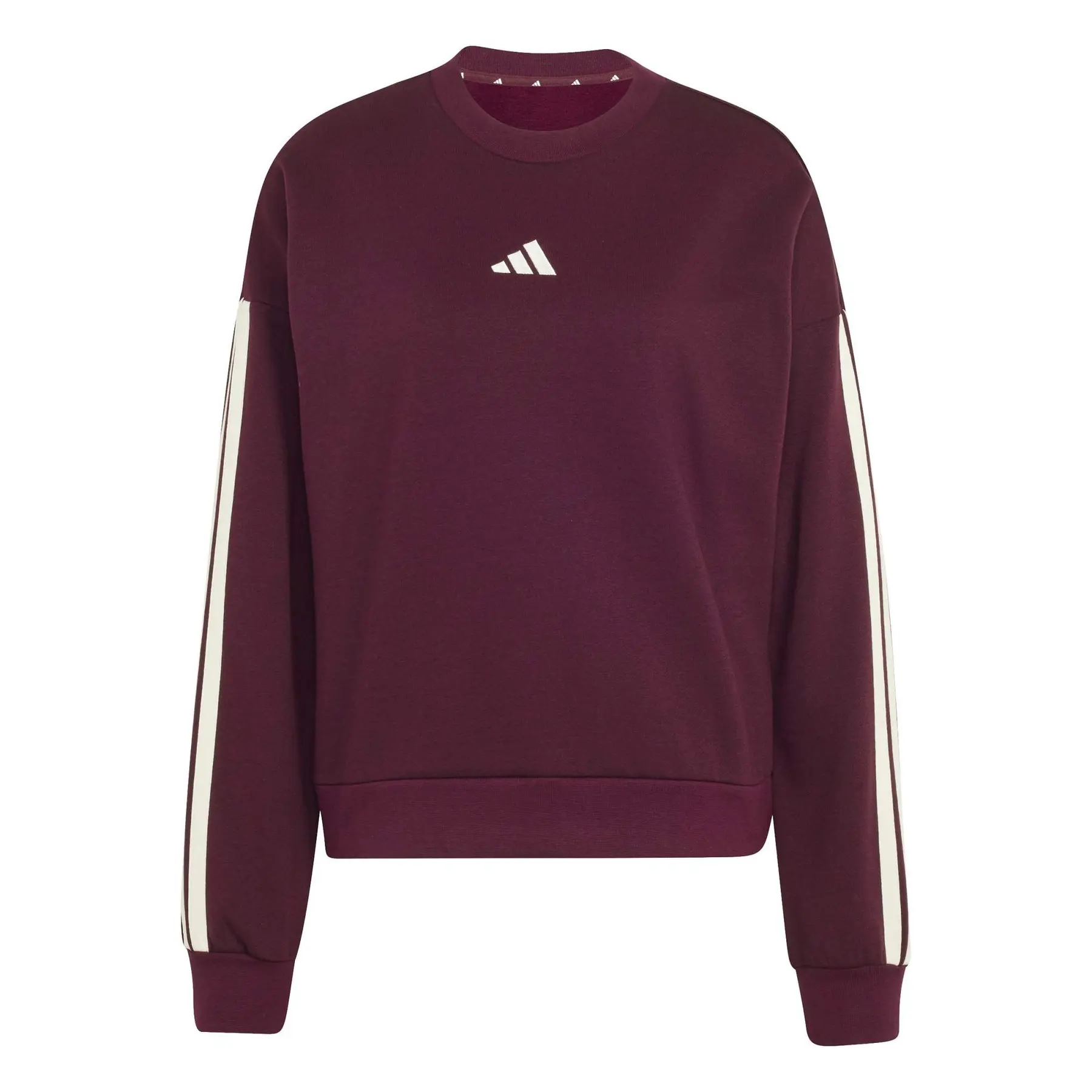 Felpa in pile da donna adidas Essentials 3-Stripes