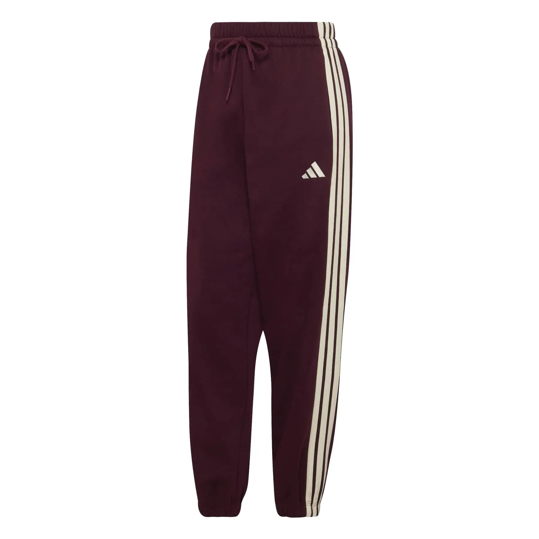 Pantaloni da jogging larghi donna adidas Essentials 3-Stripes Fleece