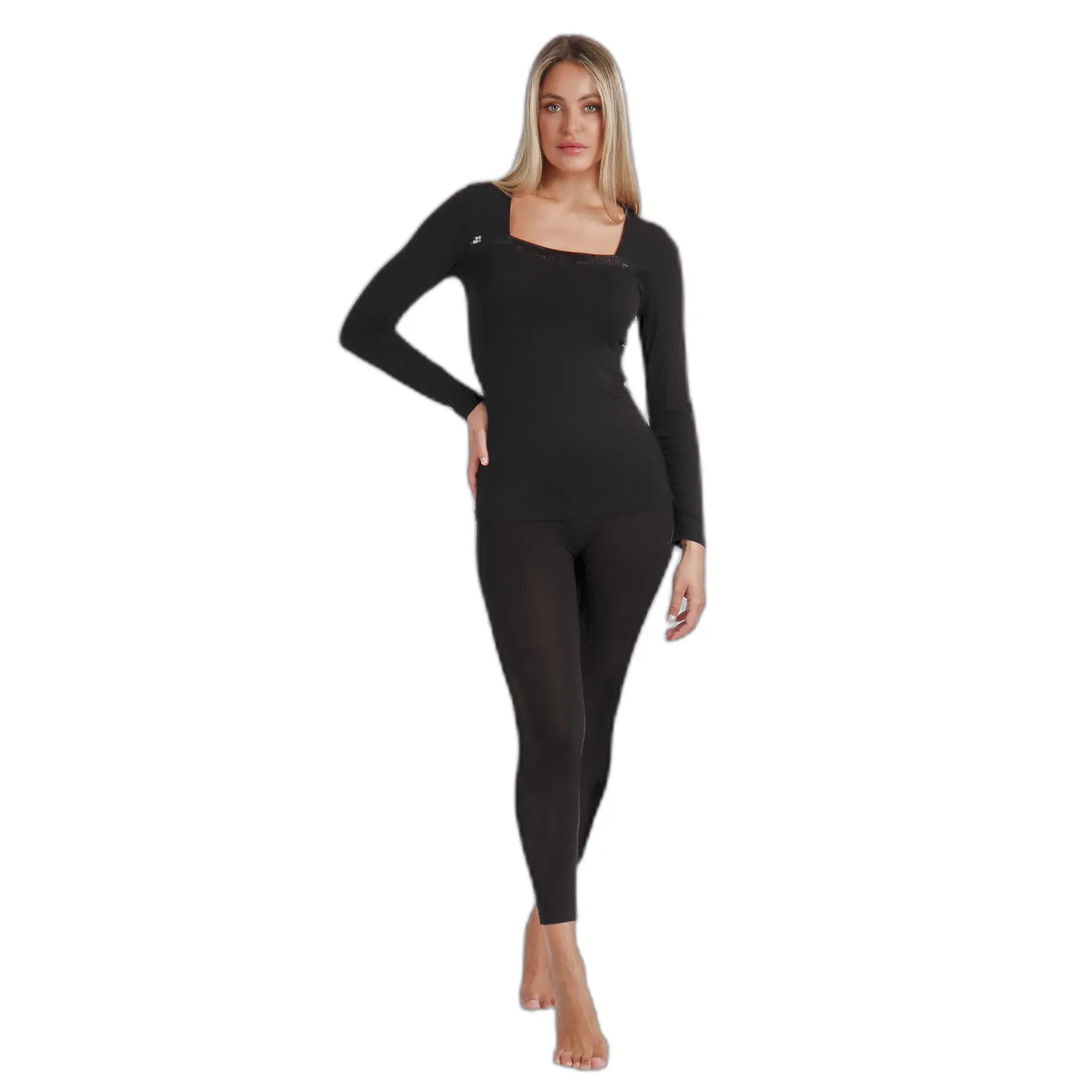 Langarm-T-Shirt mit Pailletten für Damen Admas
