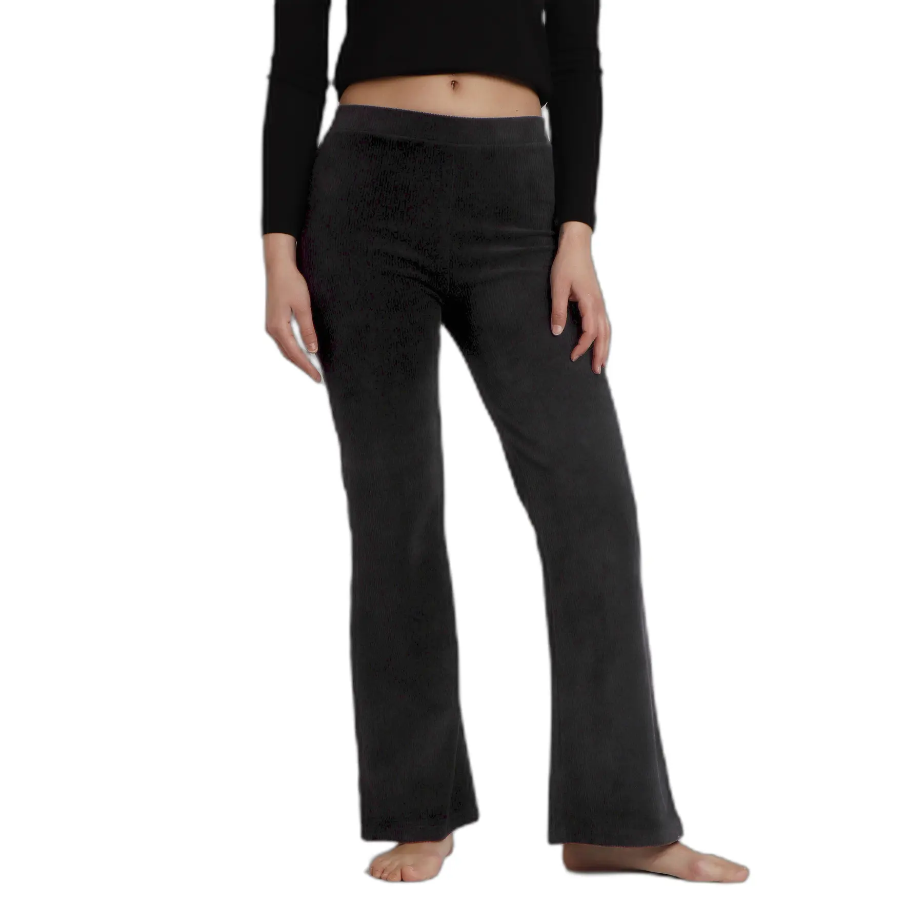 Pantaloni lunghi elasticizzati in velluto a coste donna Admas