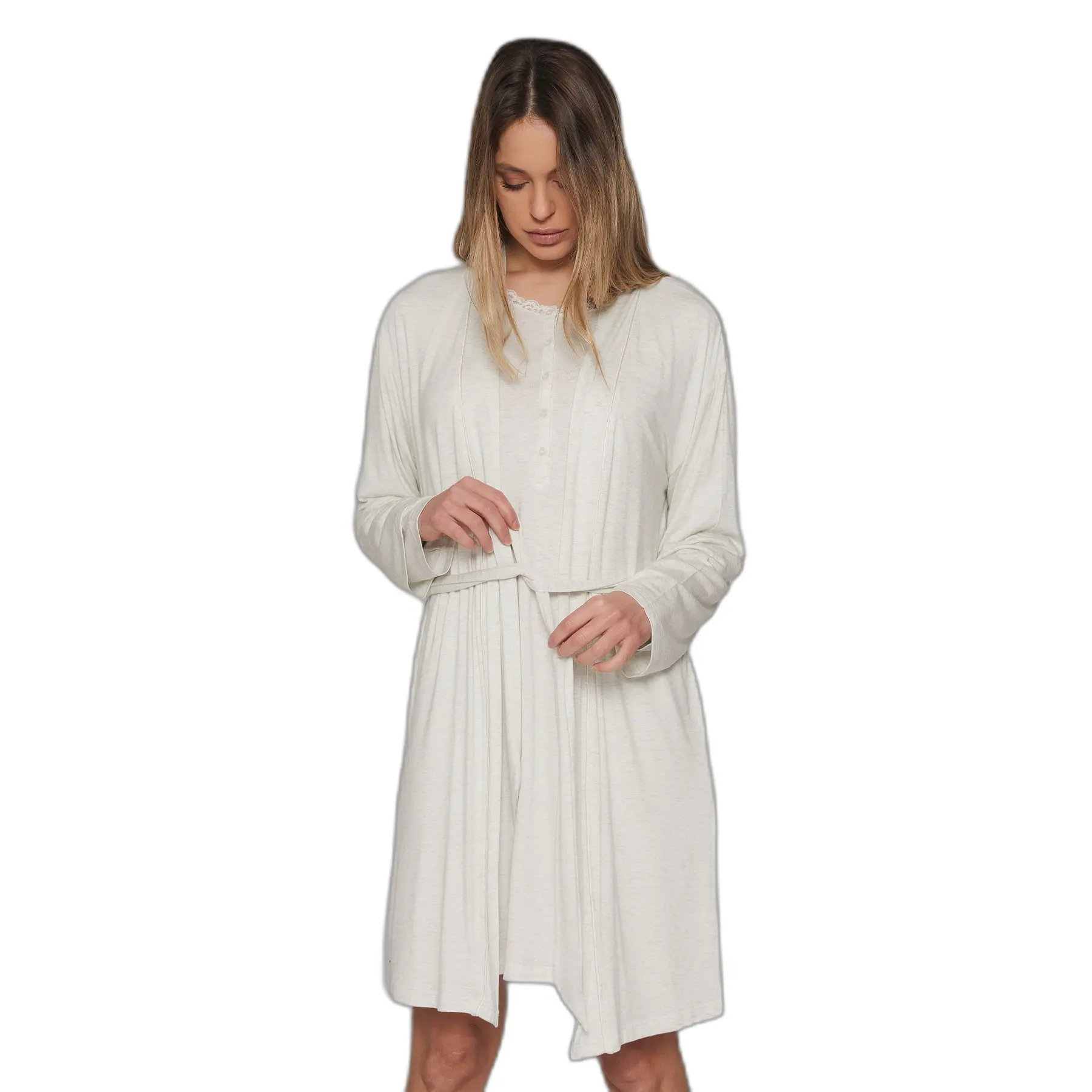 Langarmmantel für Damen Admas Classic Basic