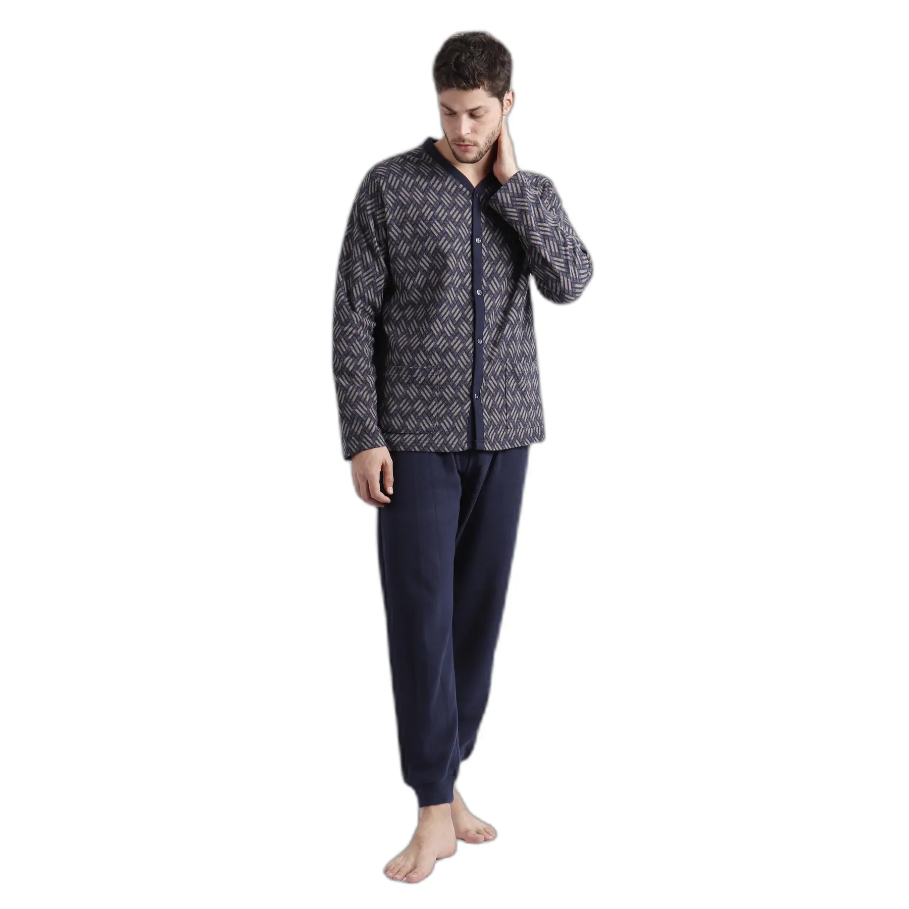Pyjama mit langen Ärmeln Admas Magnific Cross B