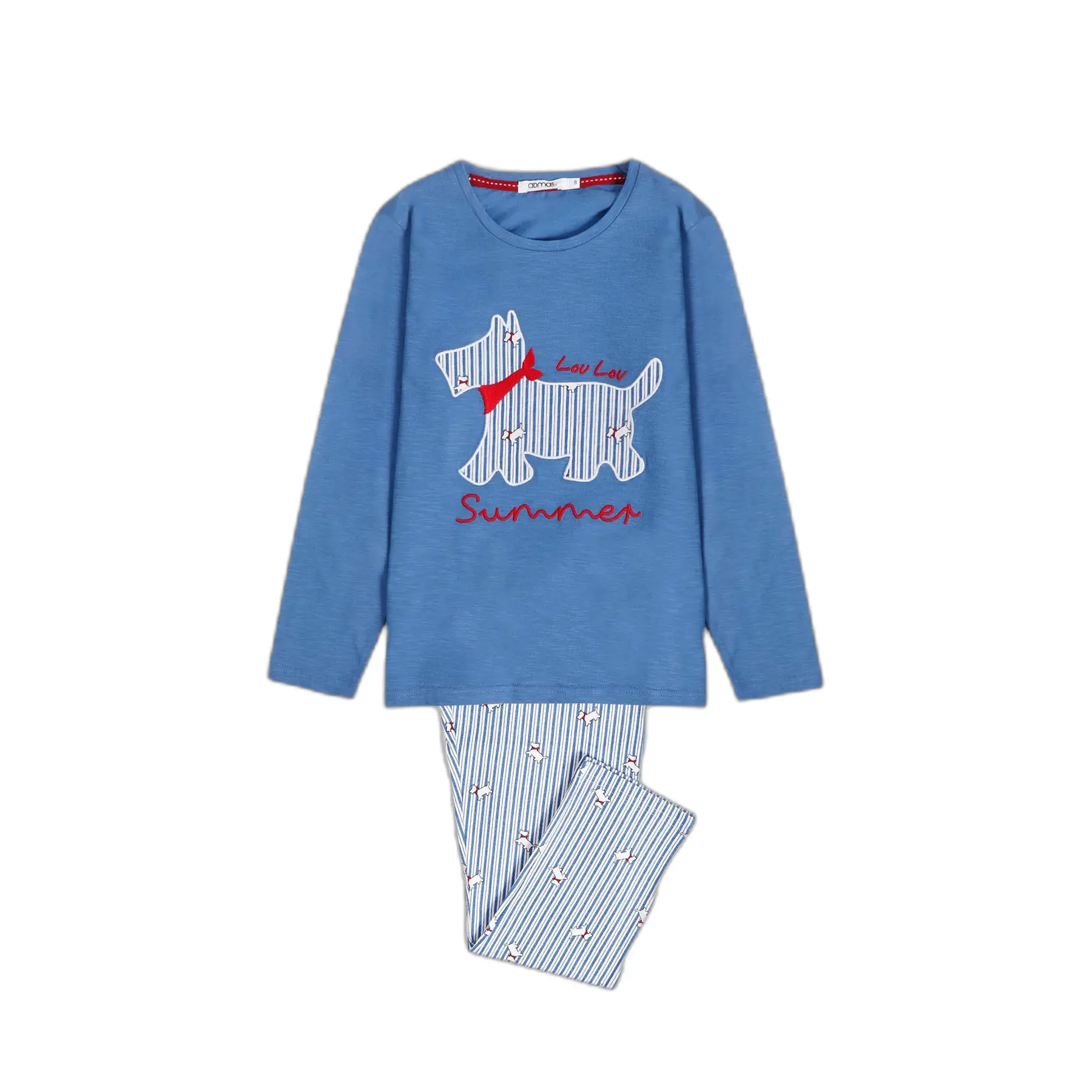 Langärmliger Sommerpyjama für Mädchen Admas Lou Lou