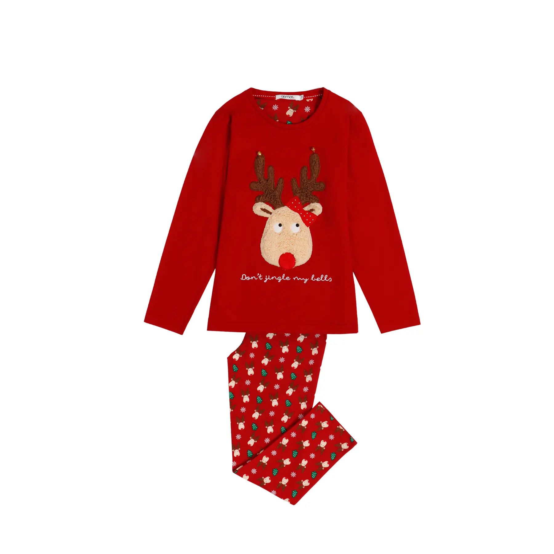Langarm-Pyjama Mädchen Admas Don´t Jingle My Bells