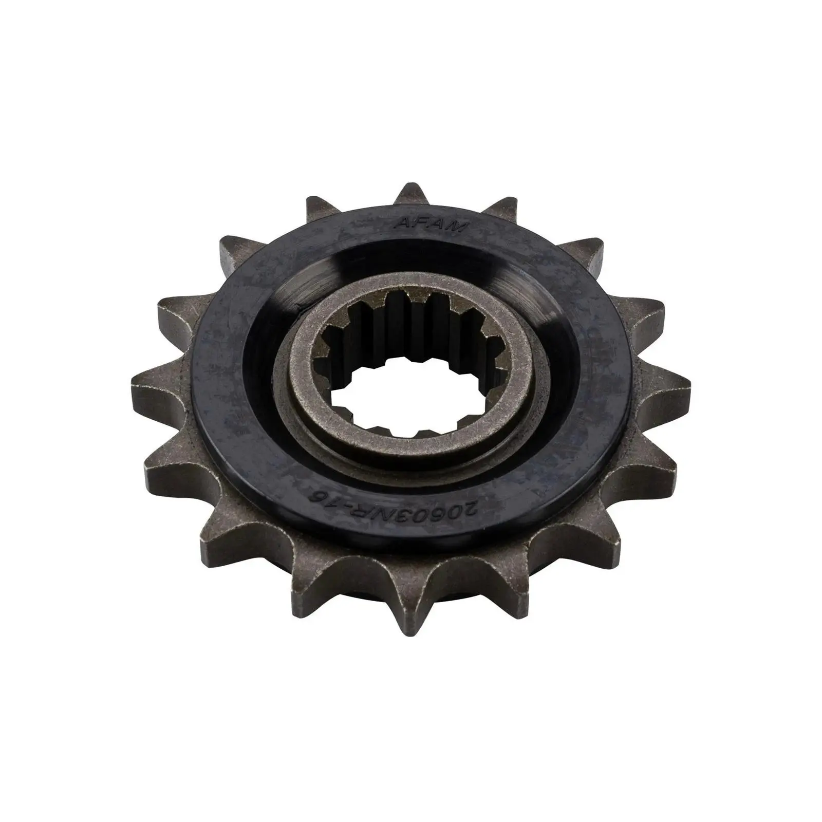 Vorderes Motorradritzel mit Gummi-Rauschunterdrückung Afam 530 16 dents