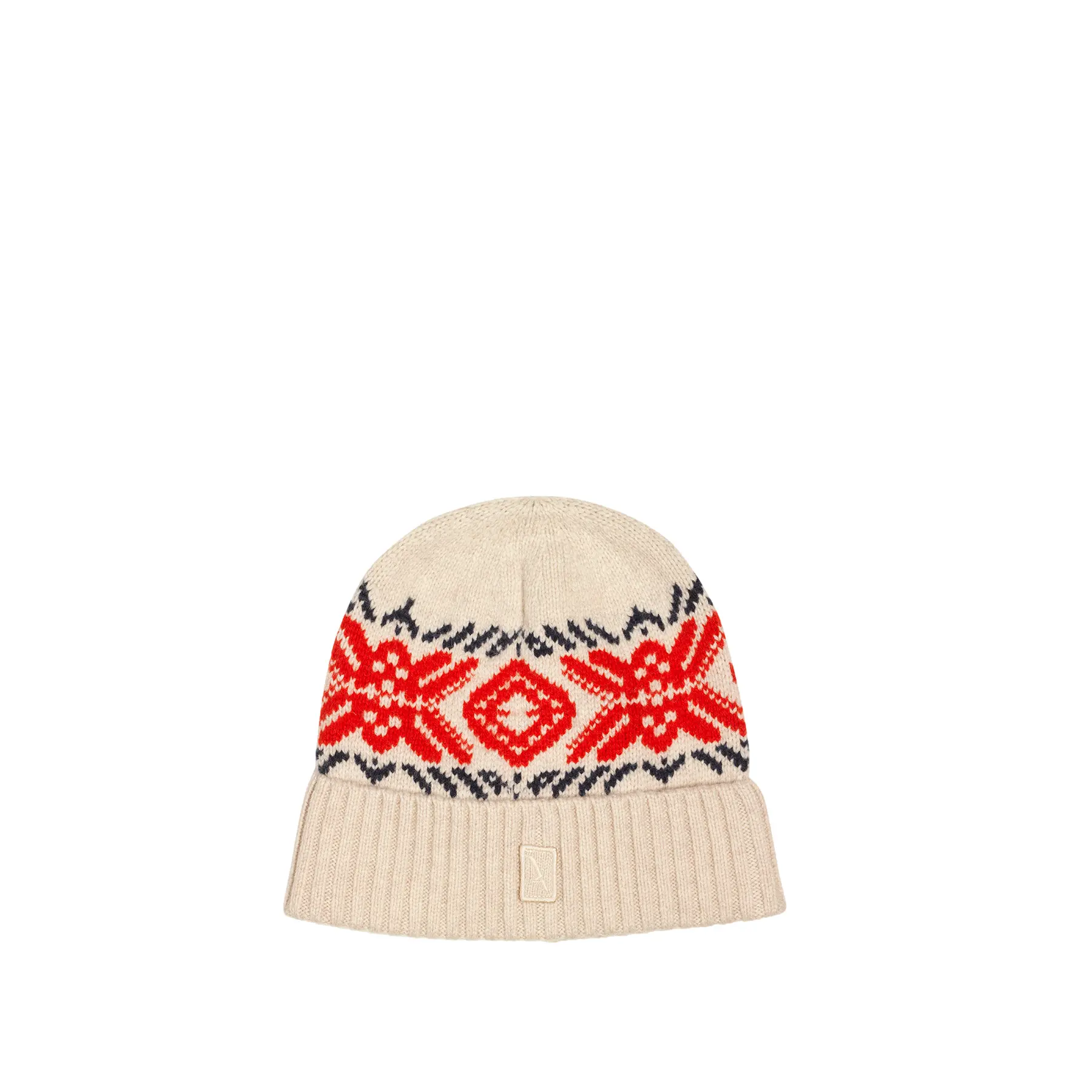 Jacquard Wollmischung Mütze Aigle