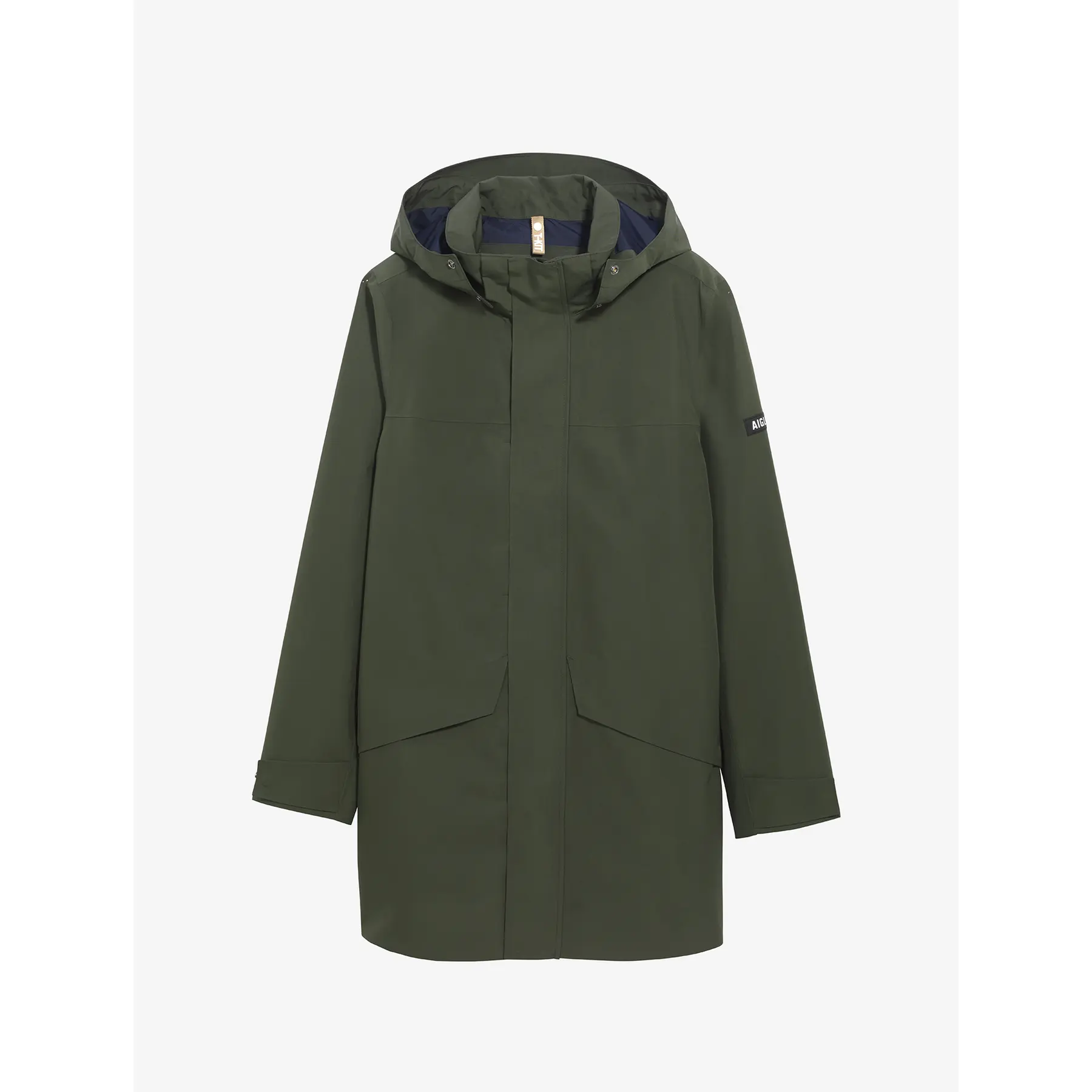 Parka lunga a due strati con cappuccio Aigle Gore-Tex