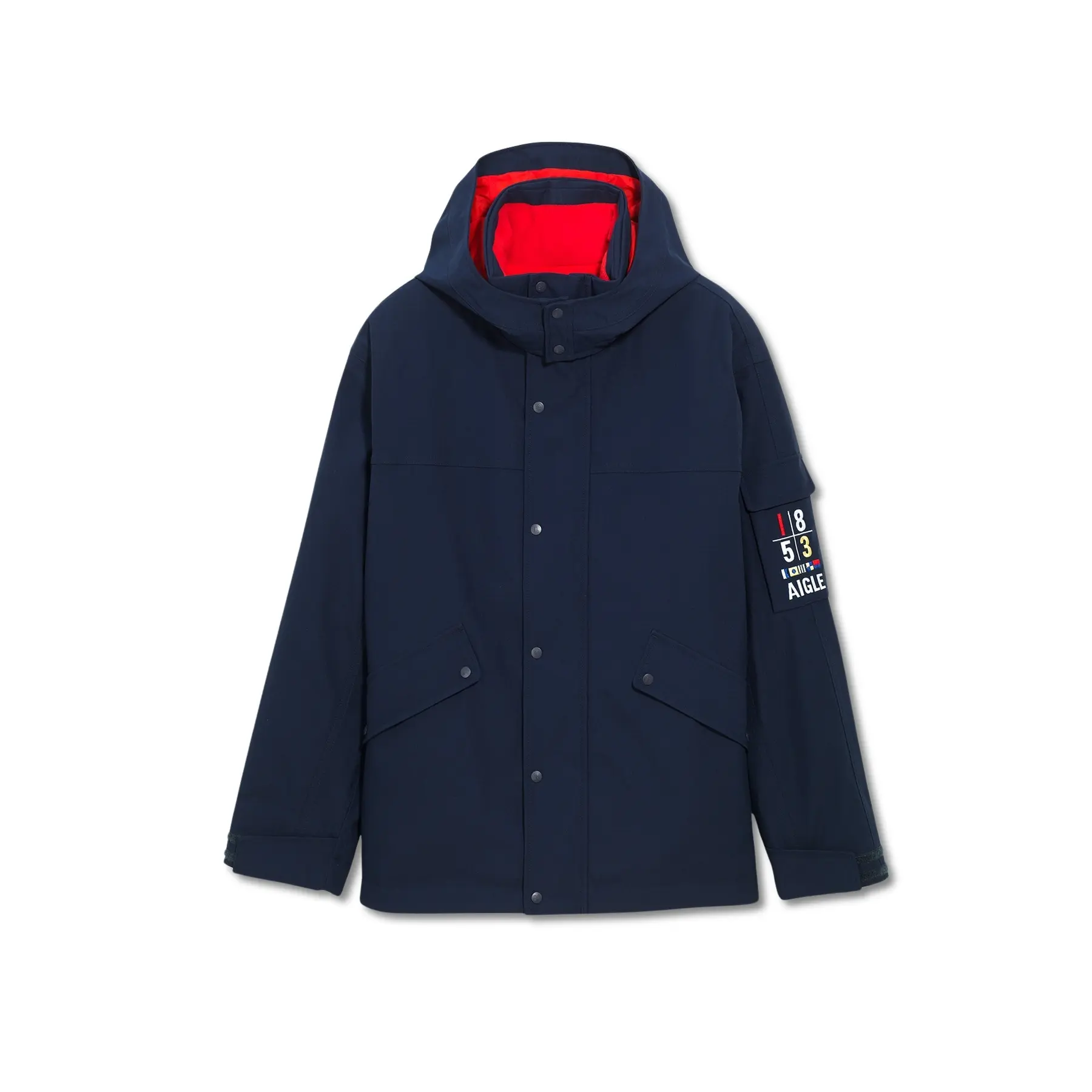 Parka corta con cappuccio Aigle