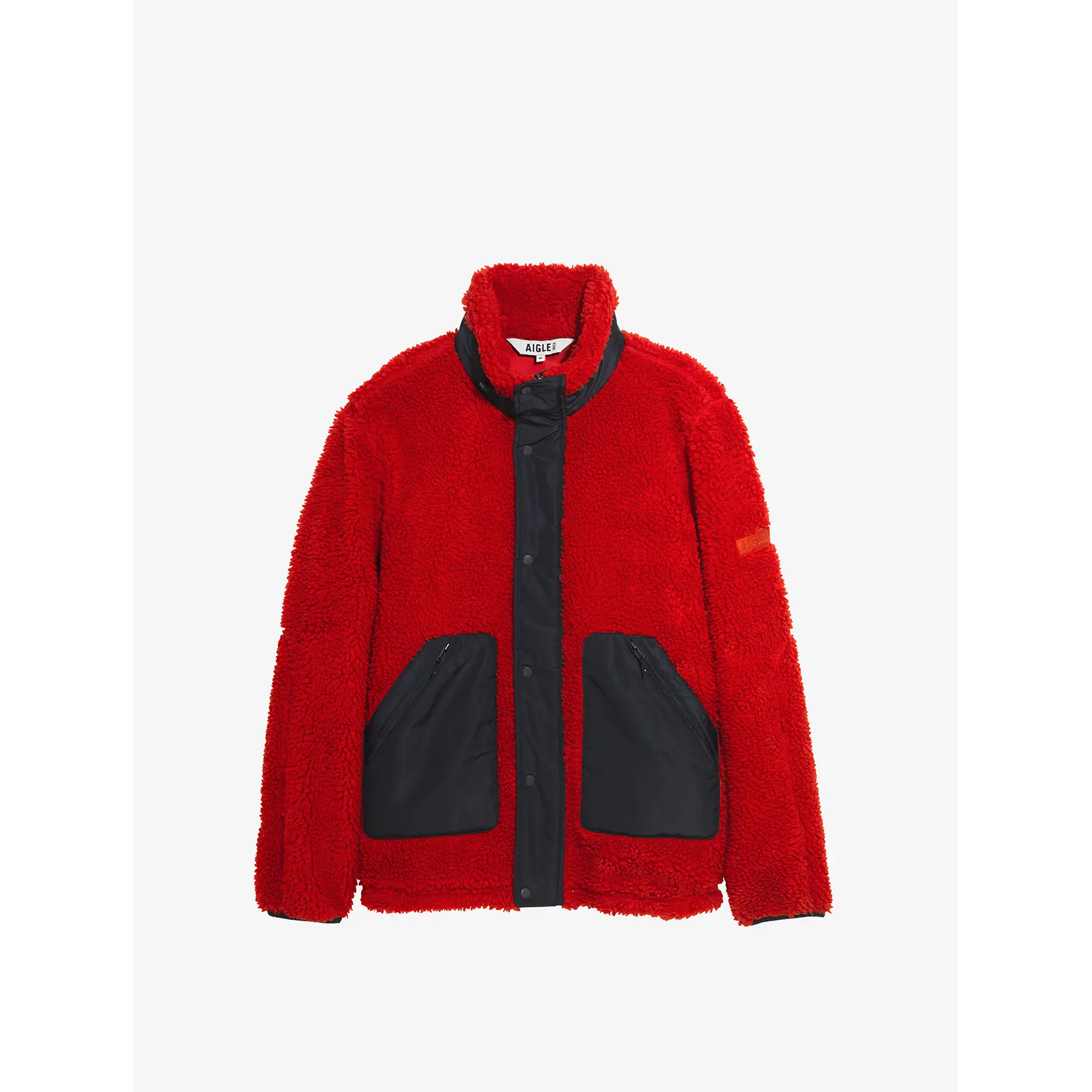 Polyester-Sherpa-Fleecejacke mit Reißverschluss Aigle