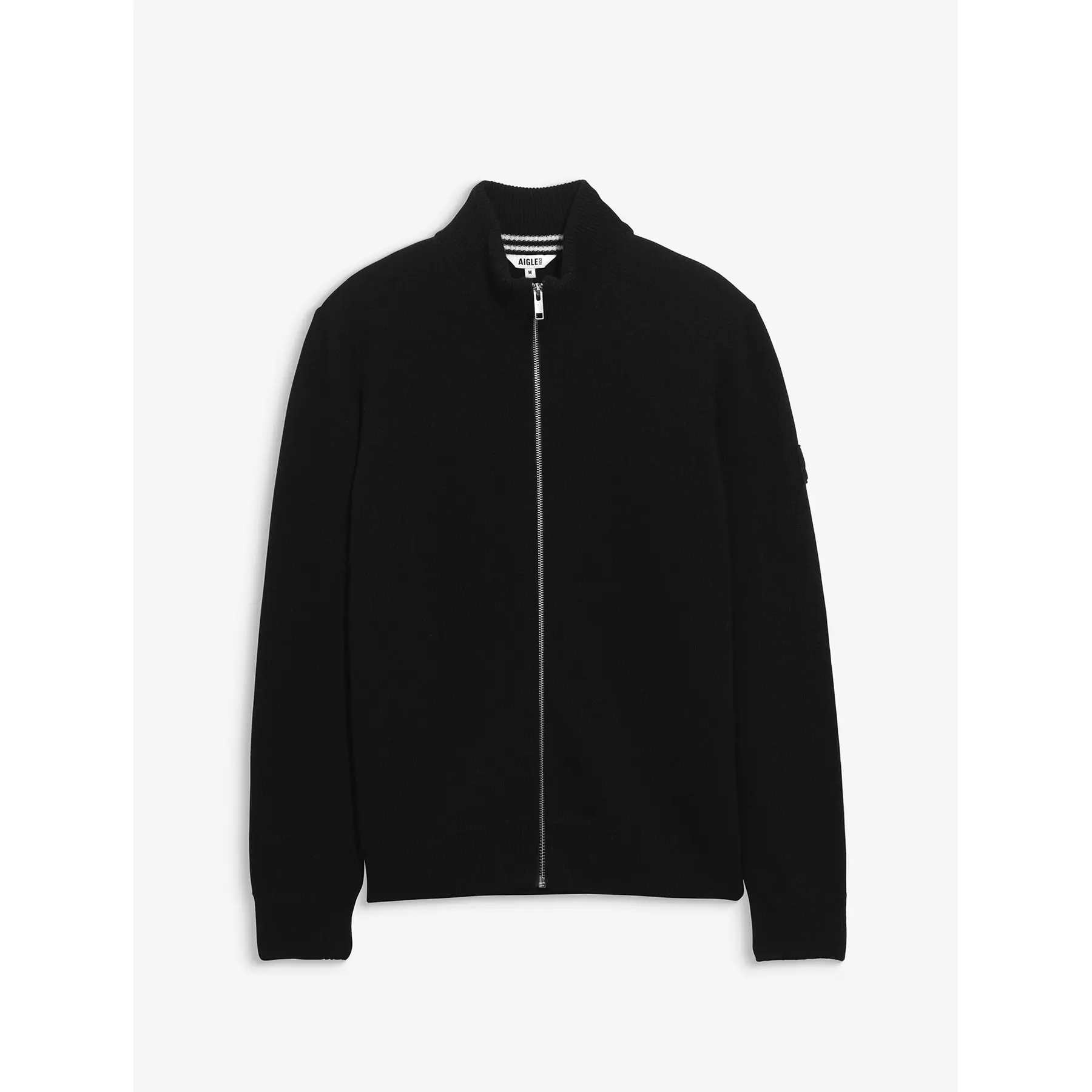 Vollzipper-Pullover aus Polyamidwolle Aigle Esssential