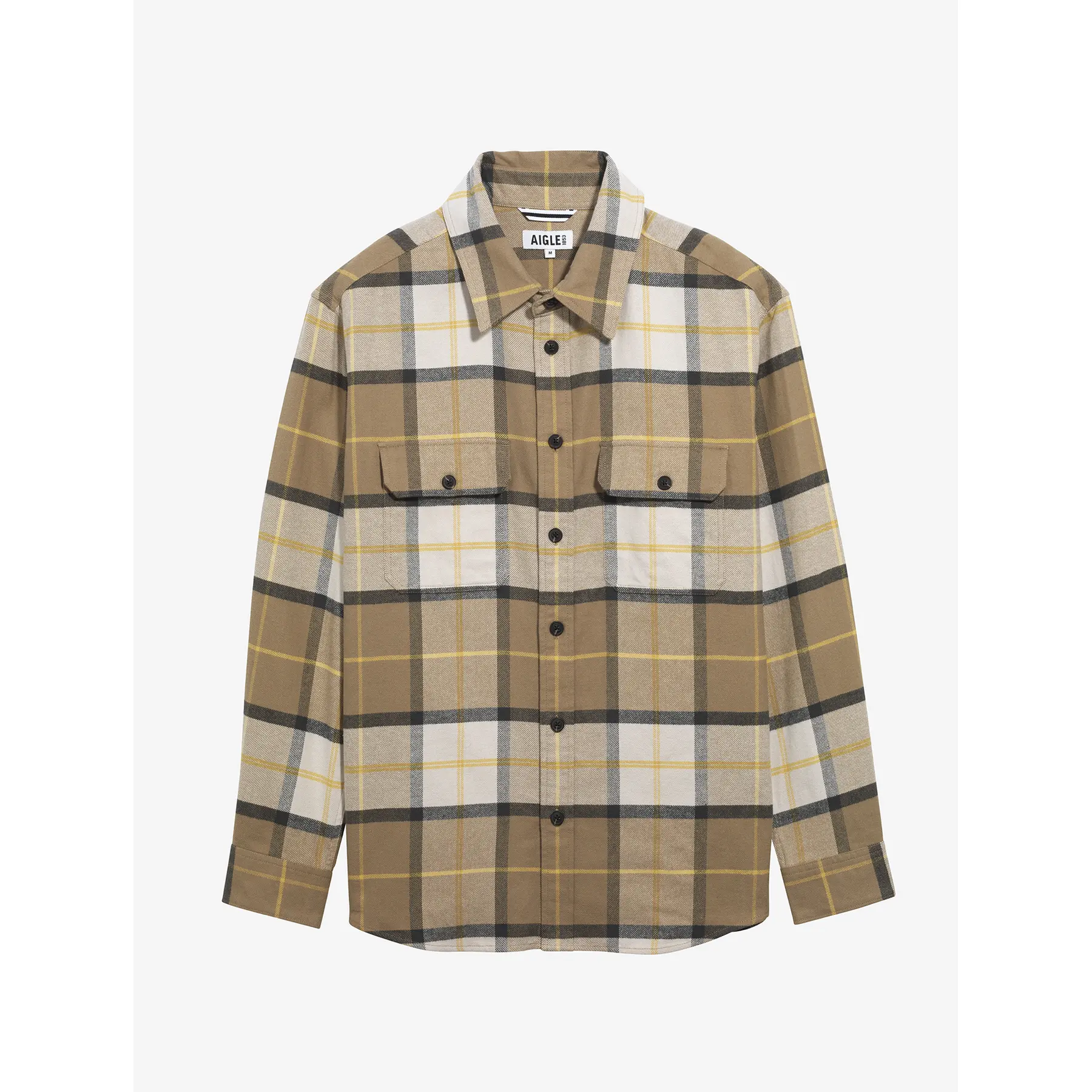 Chemise à carreaux manches longues Aigle