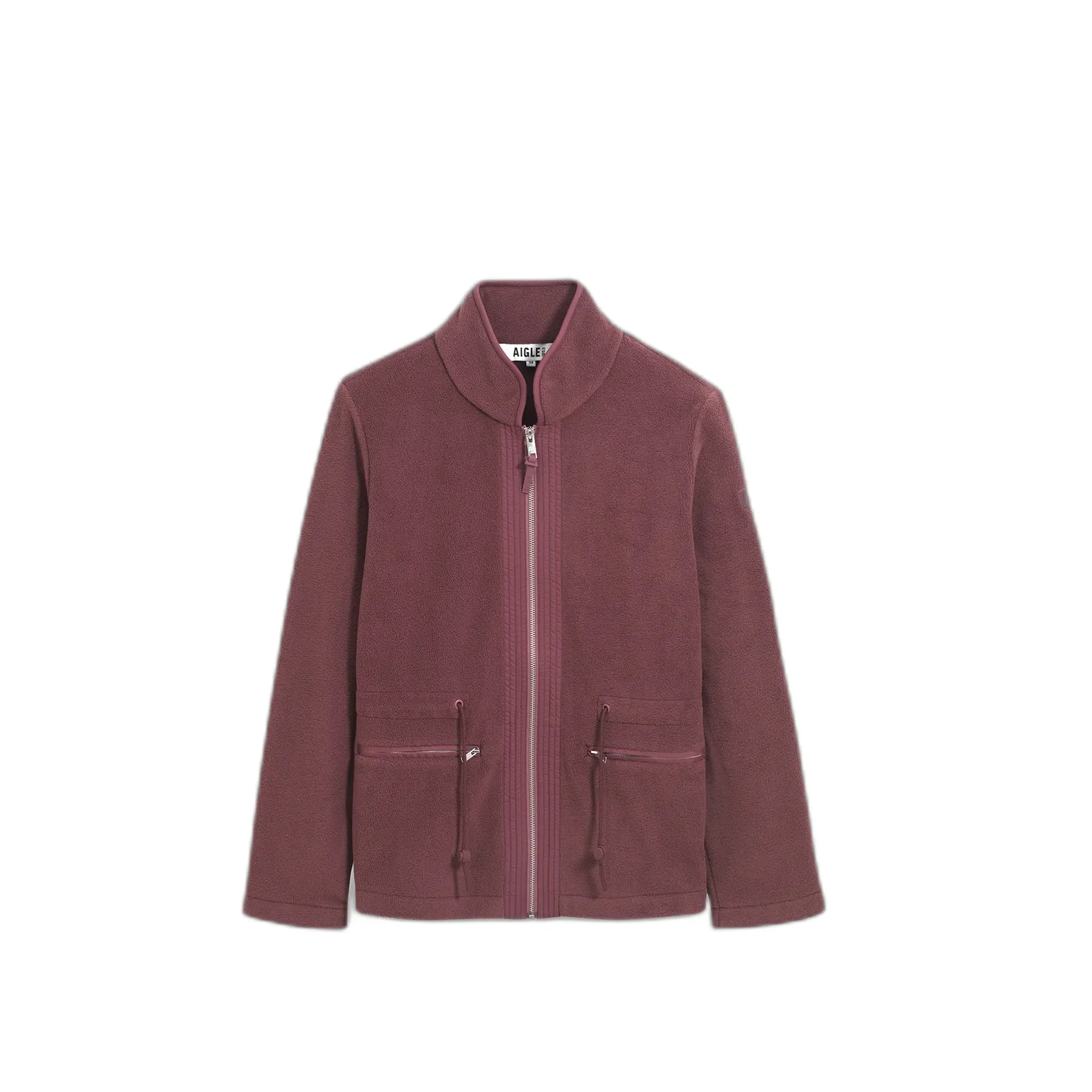 Damen Zwei-Material Fleecejacke mit Reißverschluss Aigle
