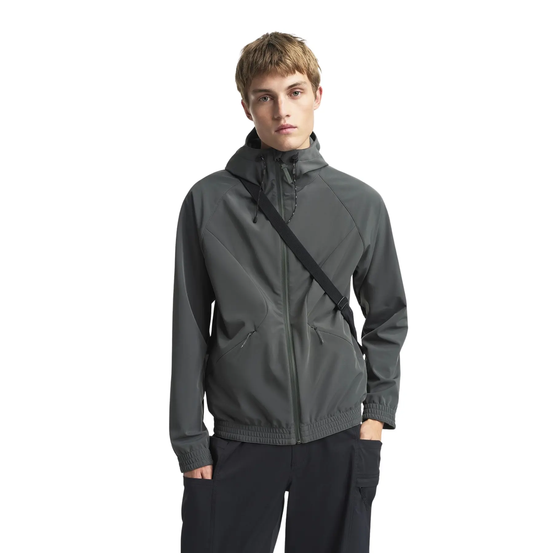 Reißverschluss-Windjacke mit Kapuze Aigle